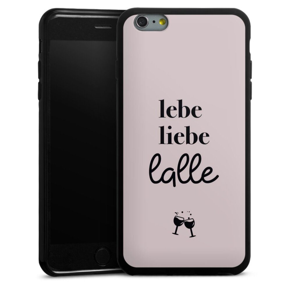 DeinDesign Handyhülle Lebe liebe lalle, Apple iPhone 6s Plus Silikon Hülle Bumper Case Handy Schutzhülle