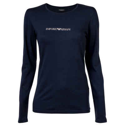 Emporio Armani T-Shirt »Damen T-Shirt - Rundhals, Langarm, Loungewear,«