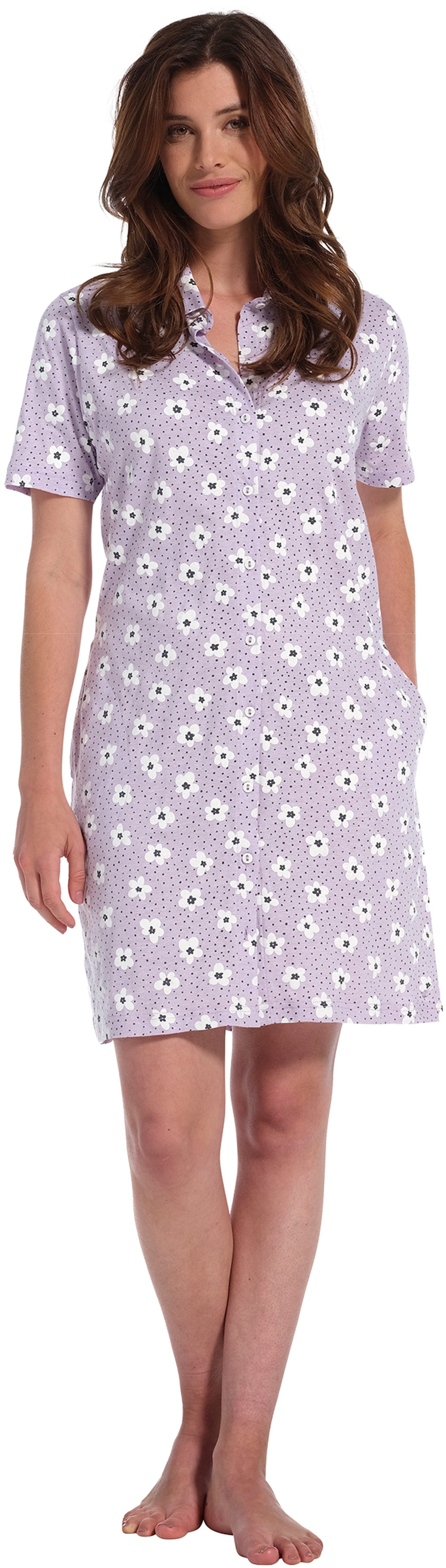 Pastunette Nachthemd Damen Nachthemd geknöpft (1-tlg) günstig online kaufen