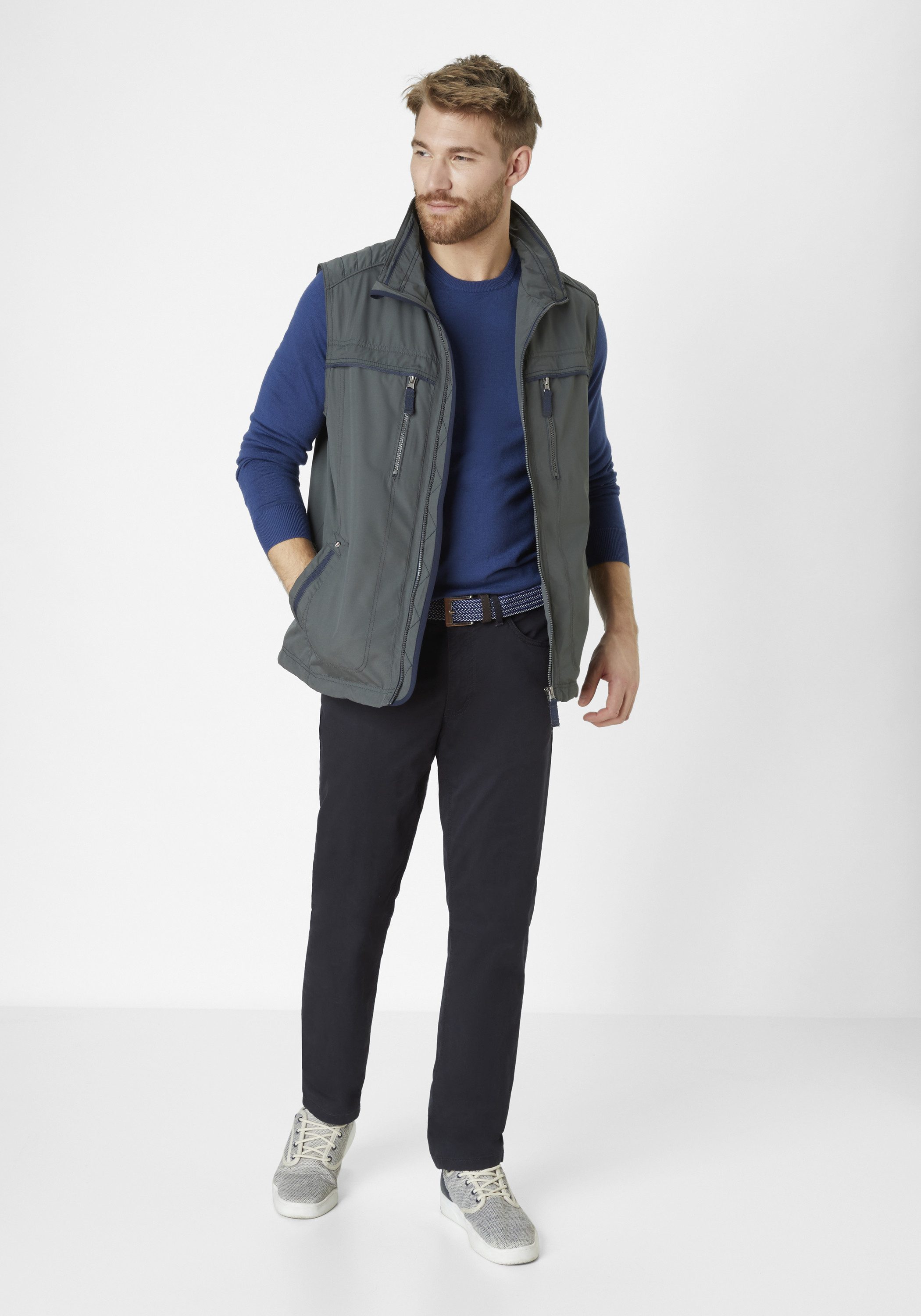 Redpoint Stoffhose MONTREAL Relaxed Fit 5-Pocket Hose mit elastischem Bund