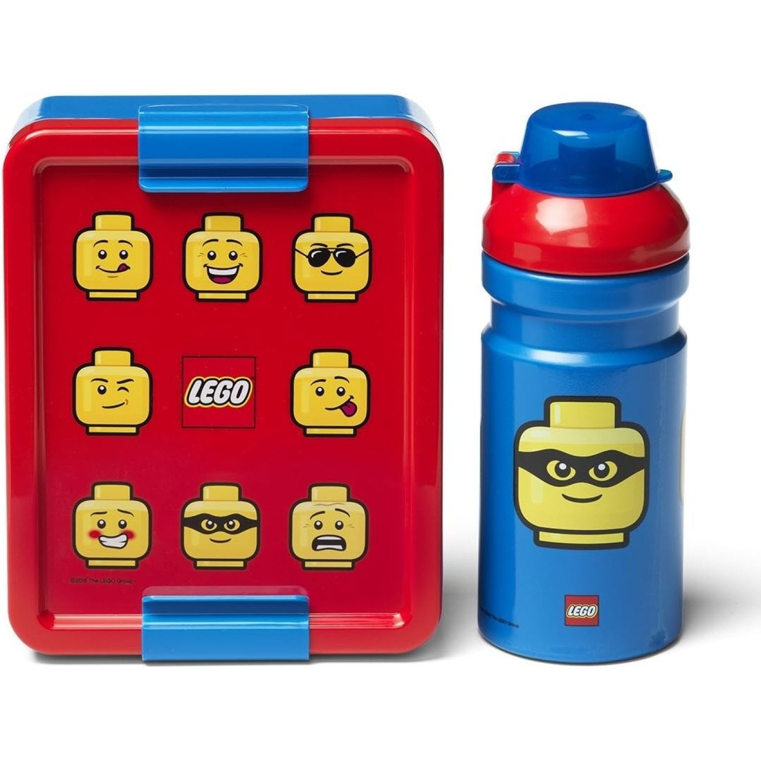 LEGO® kidswear Lunchbox Lunch-Set ICONIC SMILY -Trinkflasche + Brotdose Brotdose Brotbox Pause, Polyprophylen (PP)