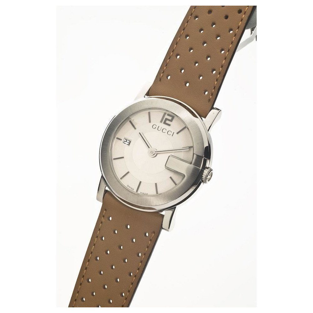 GUCCI Quarzuhr YA101402, Swiss Made, Edelstahllünette günstig online kaufen