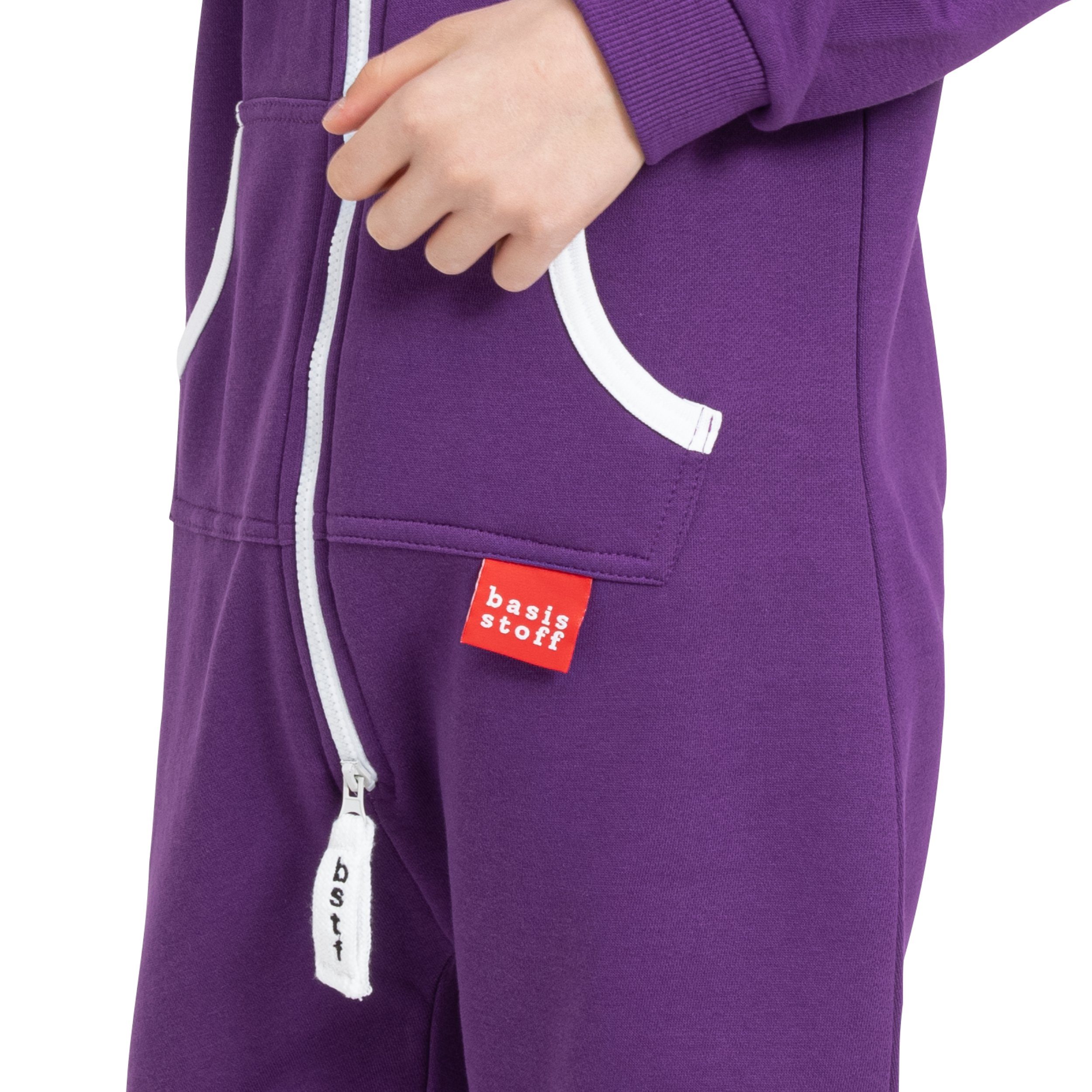 Basisstoff Jumpsuit Yuppie Kinder Jungen Mädchen Overall Onesie Anzug Kids – Bild 4 von 5