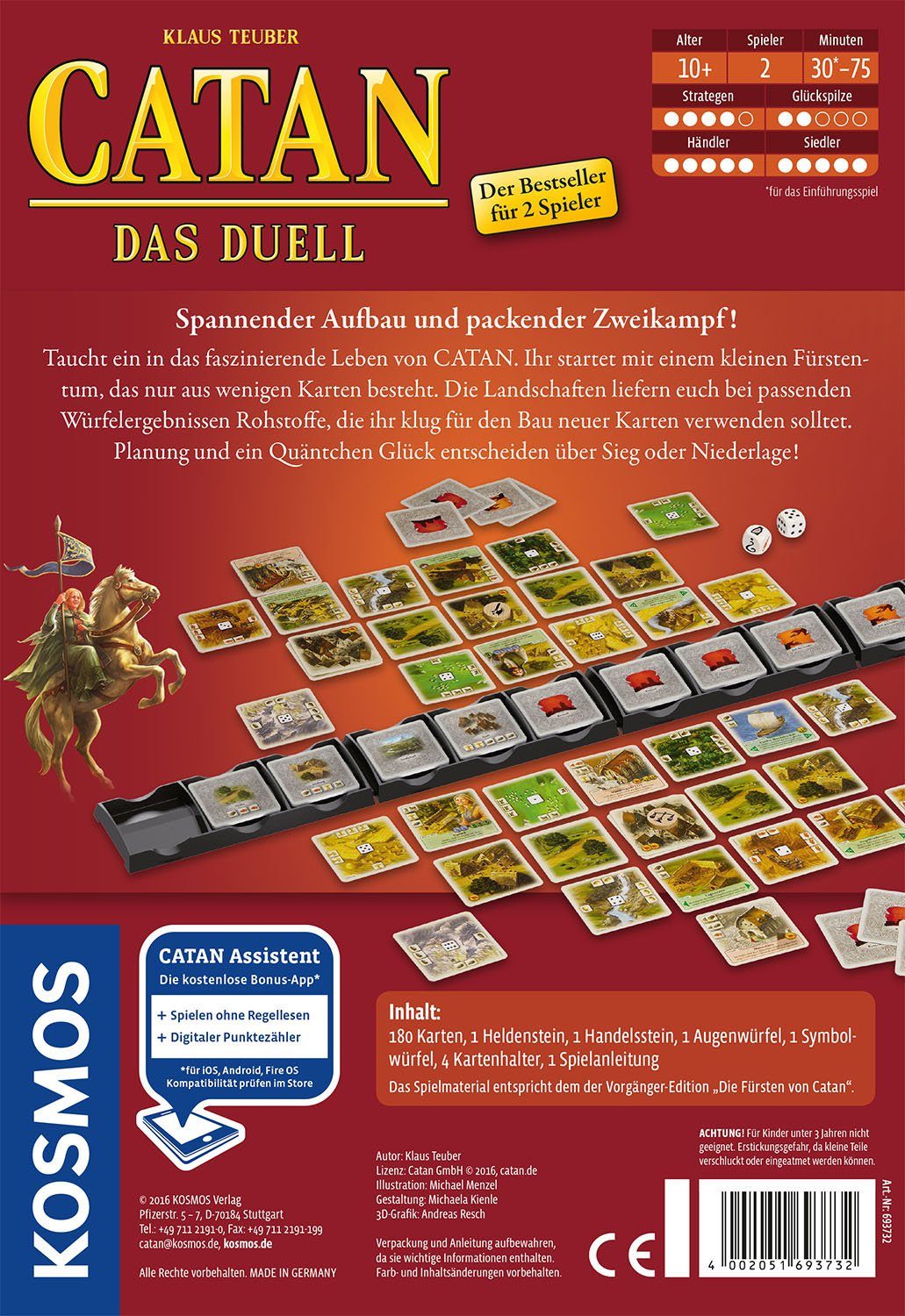 Kosmos Spiel, Catan Made Germany in Das Duell, - Strategiespiel