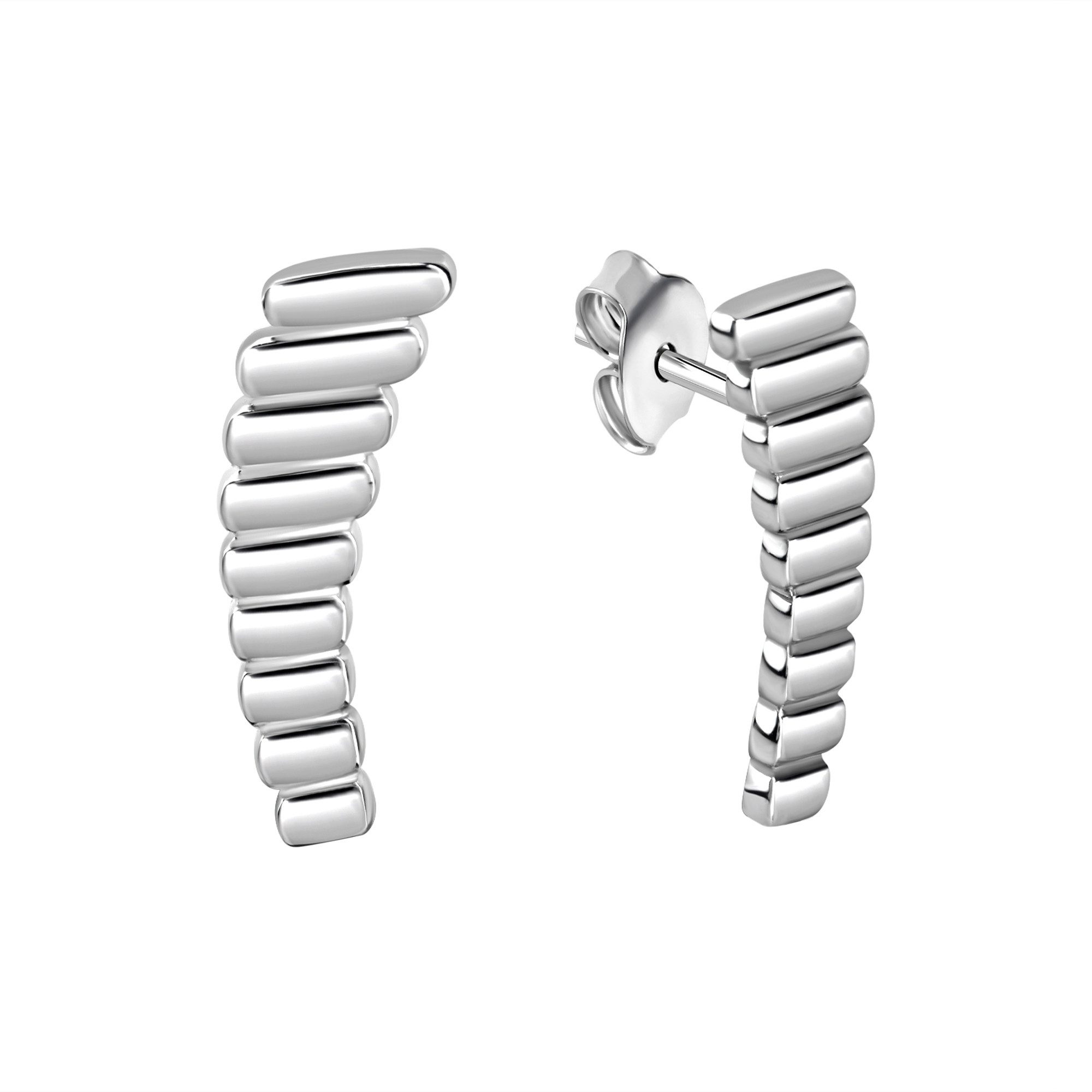 Paar Ohrstecker 925/- Sterling Silber rhodiniert