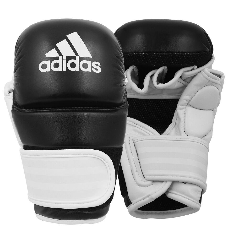 Handrückenbereich gepolsterter Boxhandschuhe S und adidas Sportswear Offener Training, Grappling, Finger- und Boxhandschuhe Größe