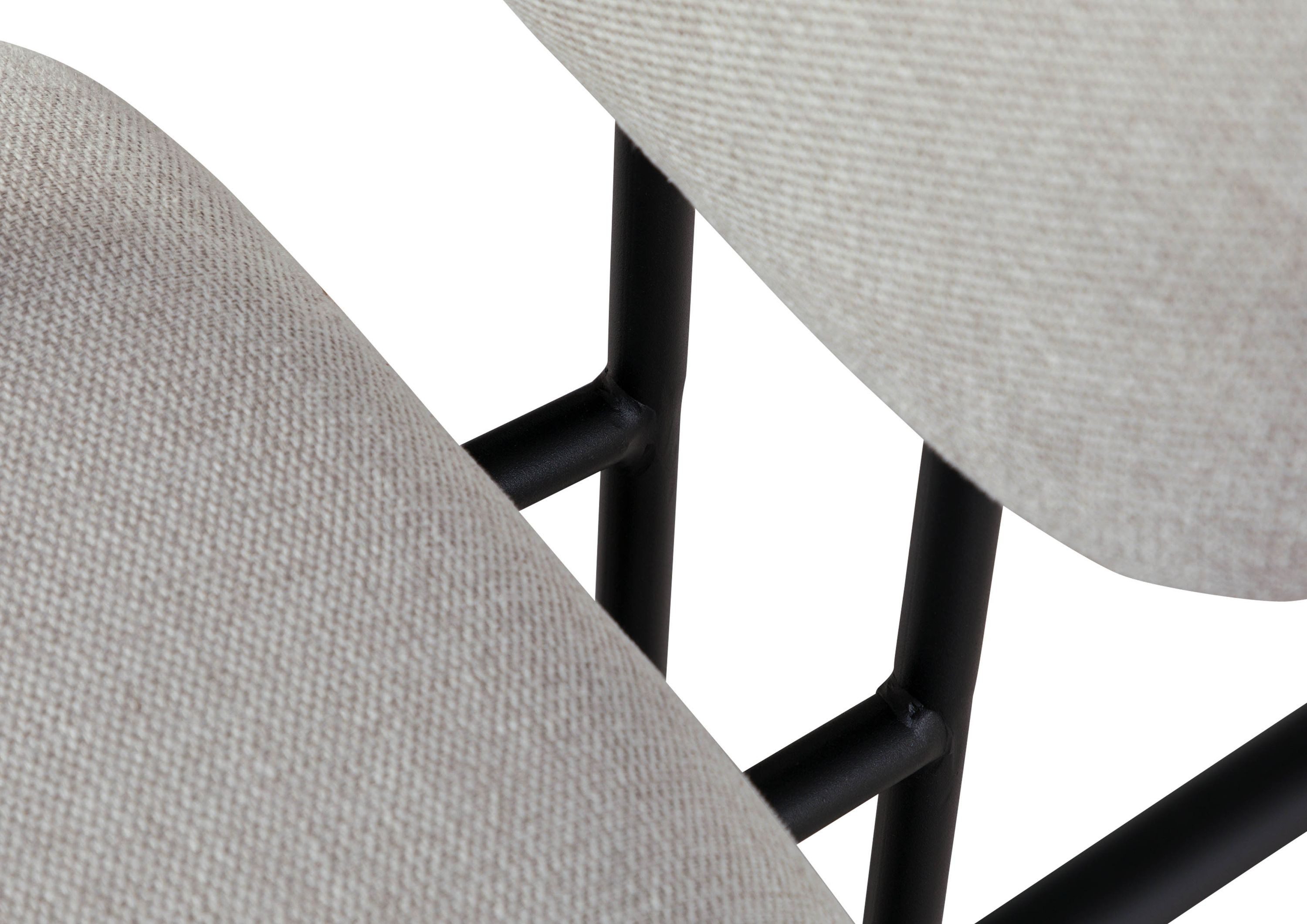 Massivmoebel24 Polsterstuhl POLSTERSTÜHLE, 57x52x78 beige SHUYE #301