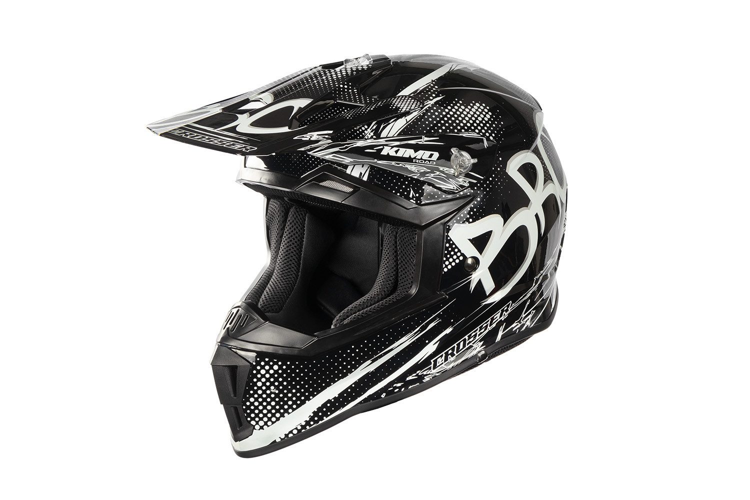 Motocrosshelm Crosshelm KIMO BRO V2 Kinder Motocross Kinderhelm Sport mit ECE