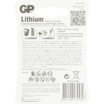 GP Batteries GP Lithium Batterie AA Mignon (AA Lithium / FR06 Batterie