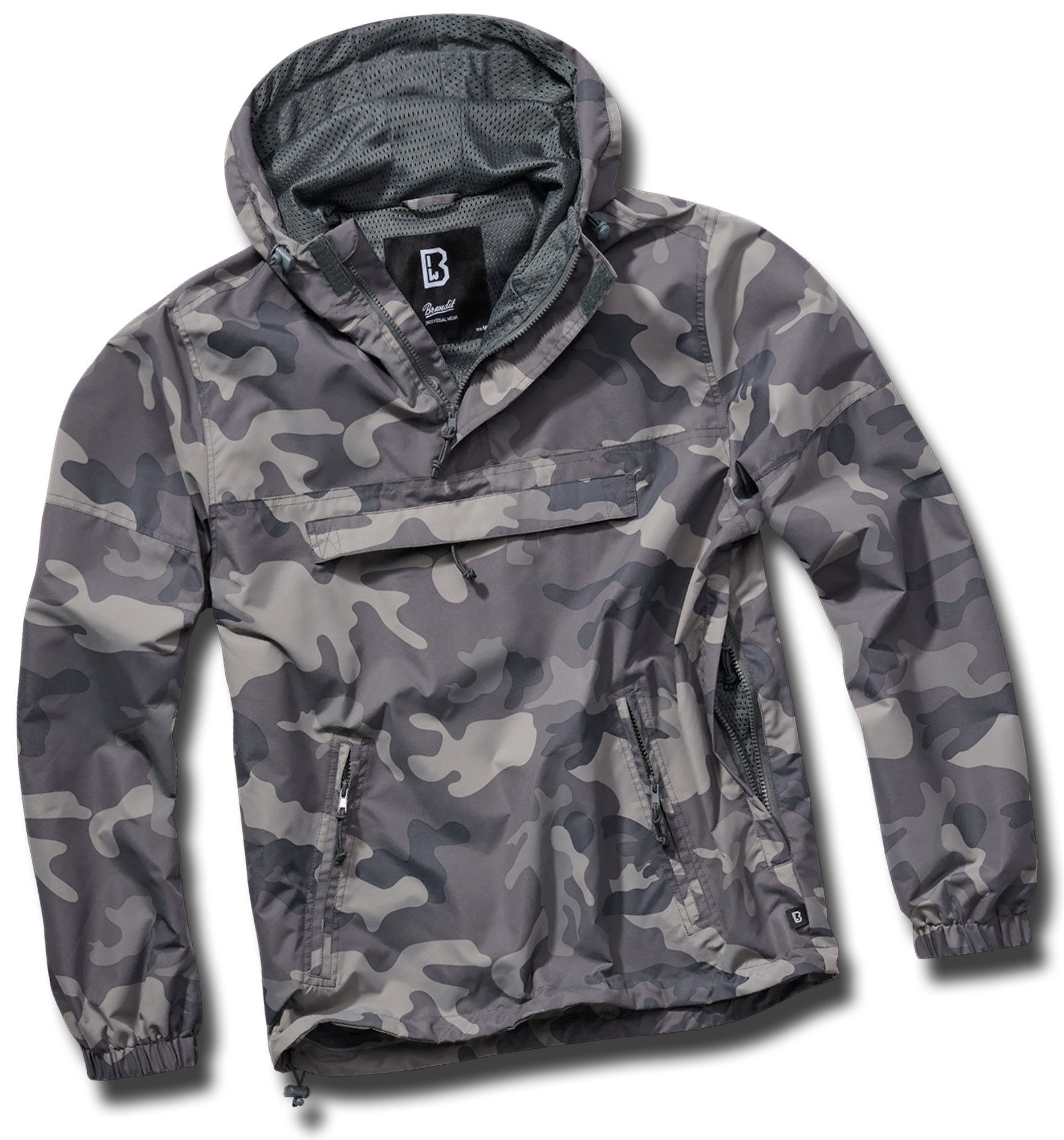 Brandit Allwetterjacke Herren Sommer Windbreaker Jacke US Version Perfekte Passform Hochwertige Verarbeitung,Wasserabweisend