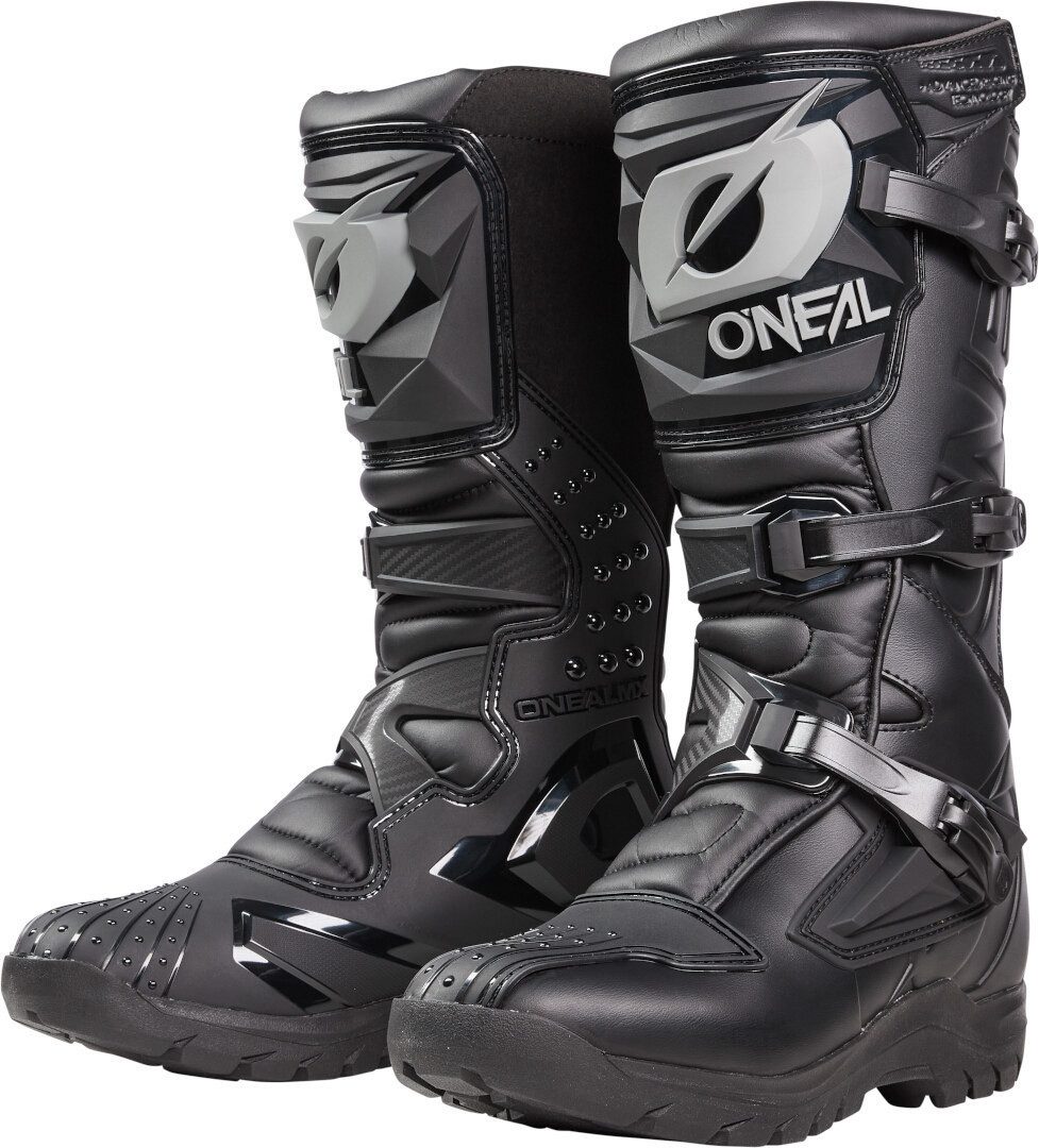 RSX Adventure schwarze Motocross Stiefel Motorradstiefel
