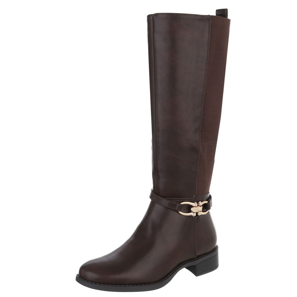 Ital-Design Klassische kniehohe Stiefel für Damen günstig online kaufen