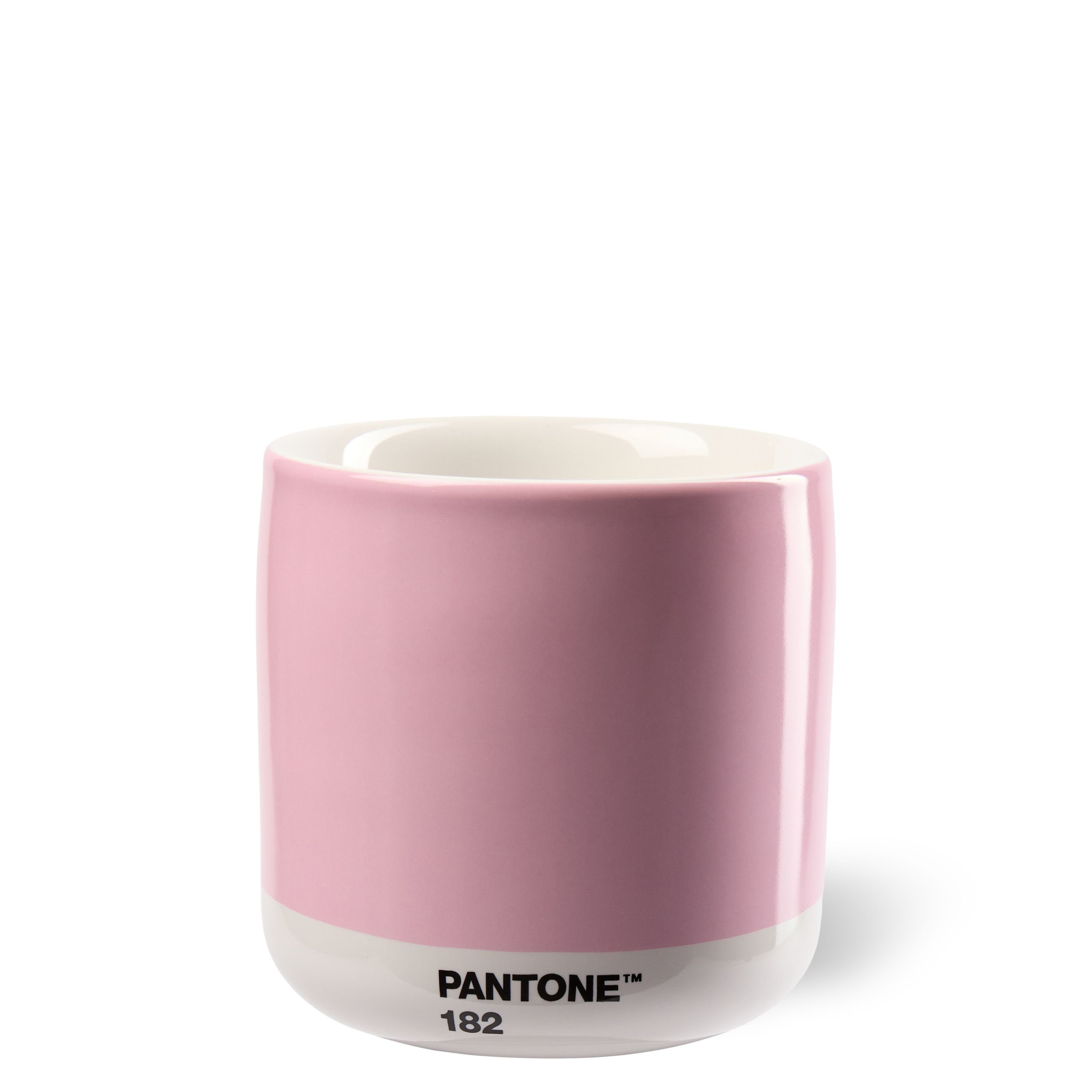 PANTONE Kaffeeservice, PANTONE Porzellan Thermobecher Latte Macchiato, 220 ml Light Pink 182 C