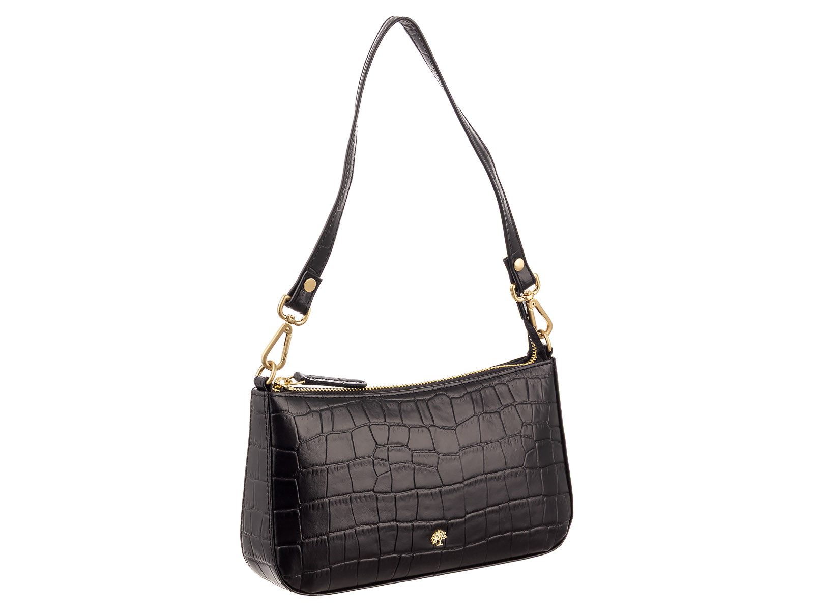 Prato Umhängetasche Umhängetasche J158-KR-M Handtasche (Stück, 1-tlg., 1), Rindleder