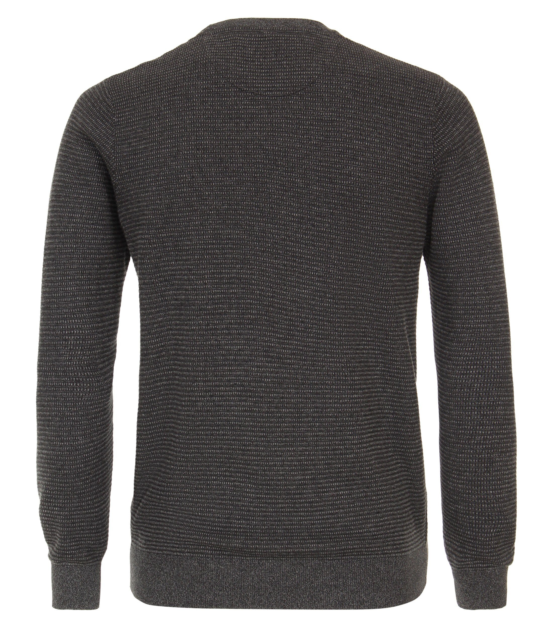 Passform Baumwolle % Strickpullover CASAMODA 100 Normale 434103100 Grau