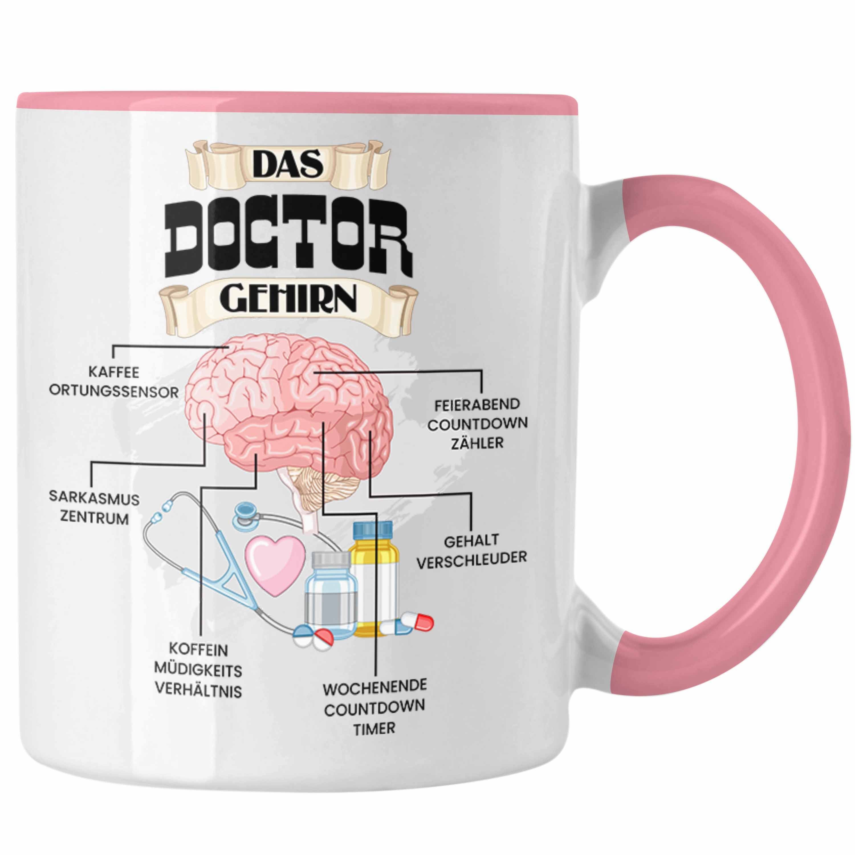 - Rosa Krankenhaus Trendation Geschenk für Tasse Spr Lustiges Doctor Tasse Doctor Trendation