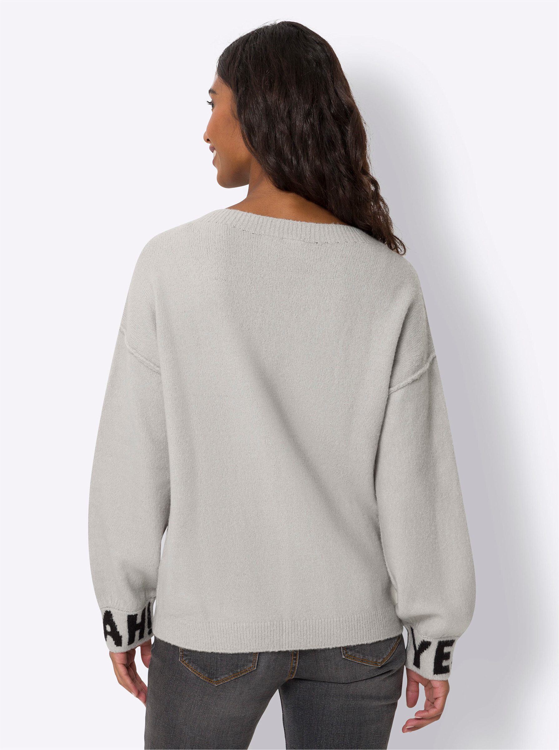 heine Strickpullover Pullover Langarm Jacquard