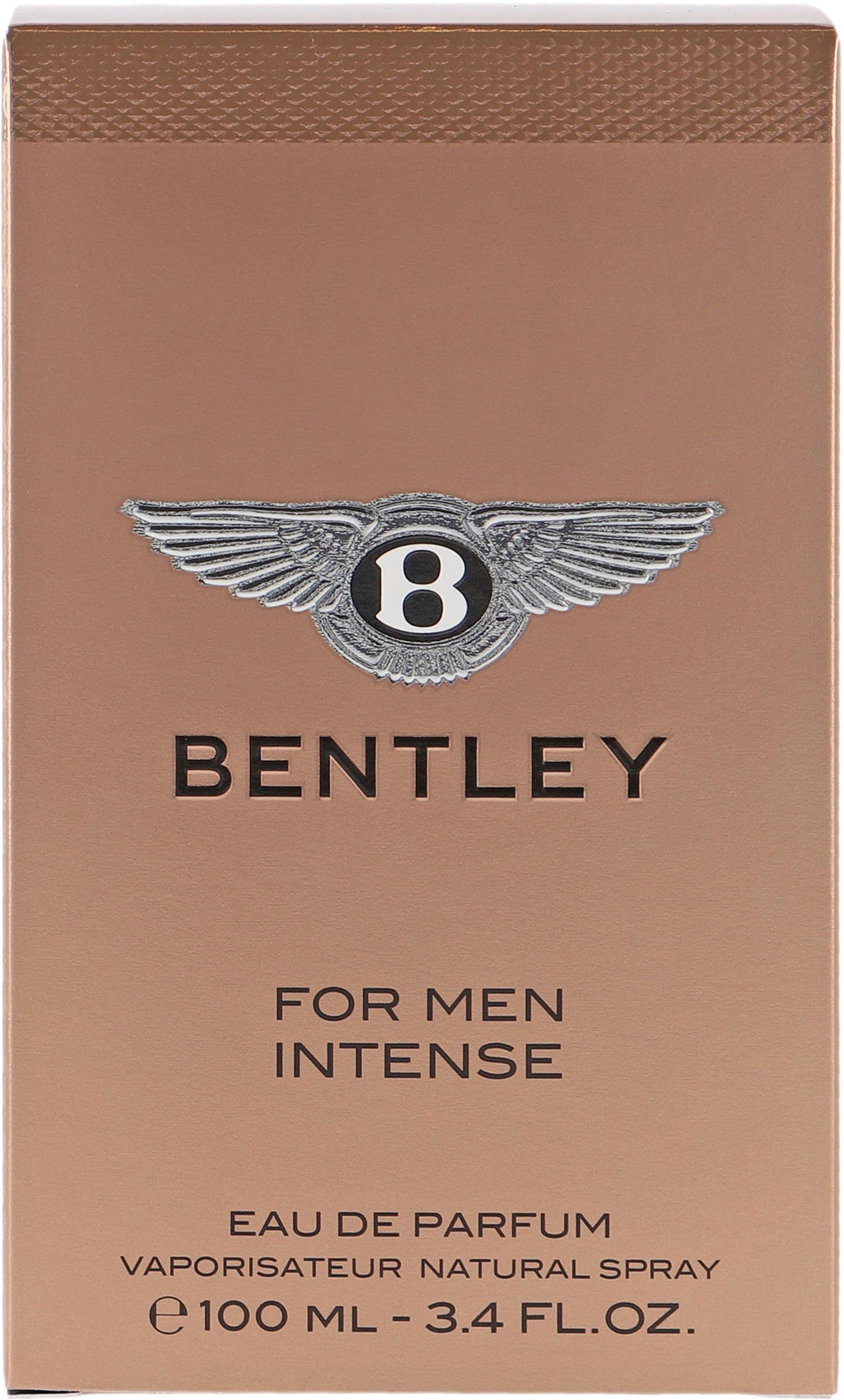 Parfum BENTLEY Eau Men for de Intense Bentley