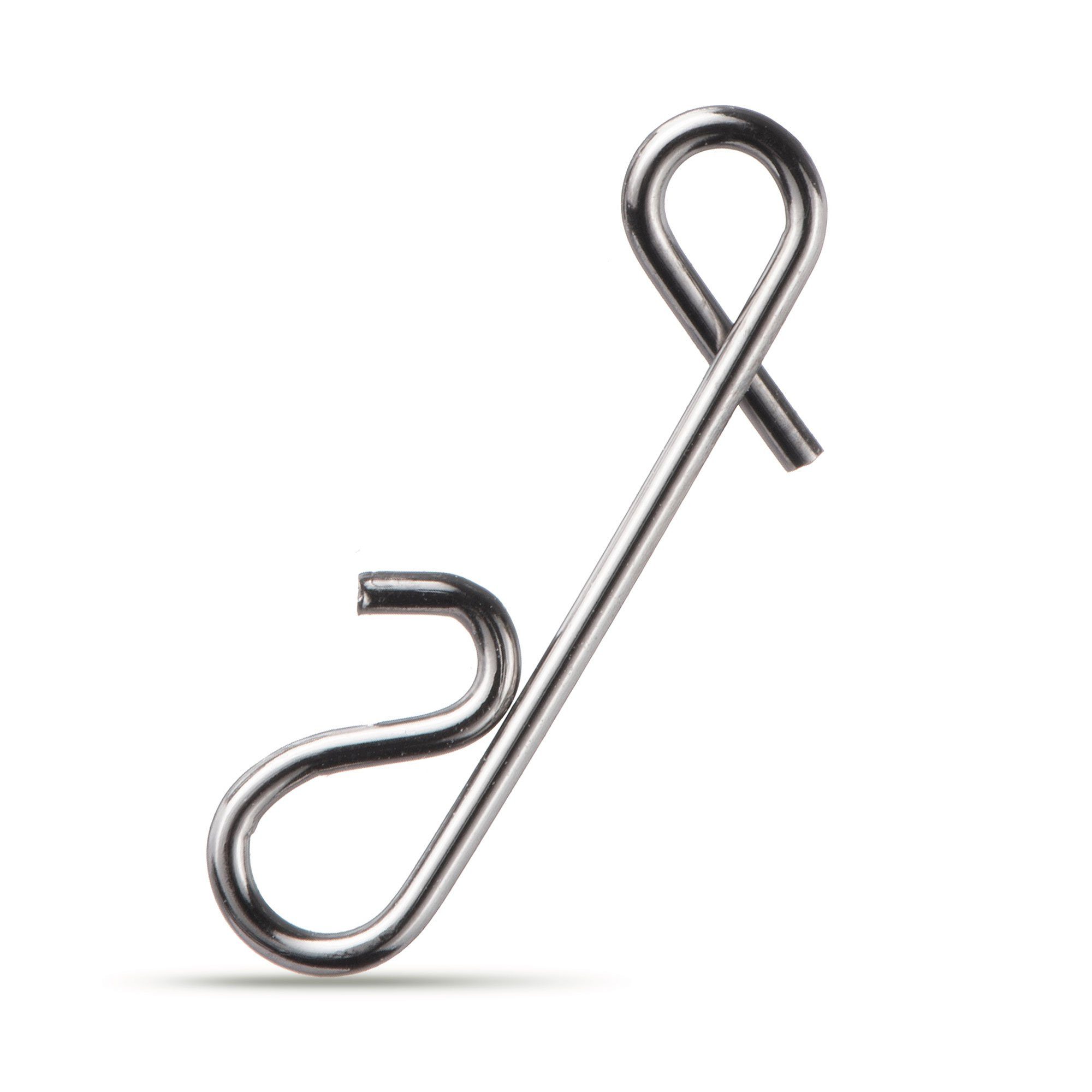 Zite Angelwirbel Knotenlos Verbinder Angelwirbel Größe M No Knot Set 30 Stück