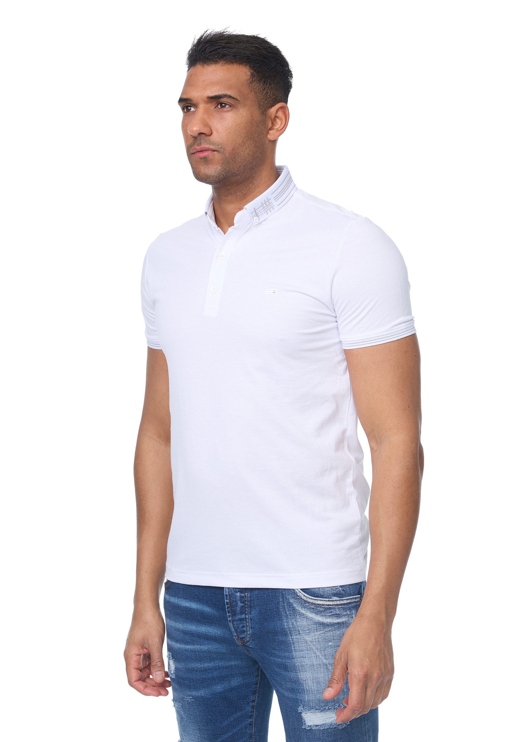 Denim Distriqt Poloshirt Modernes sommerliches Herren günstig online kaufen