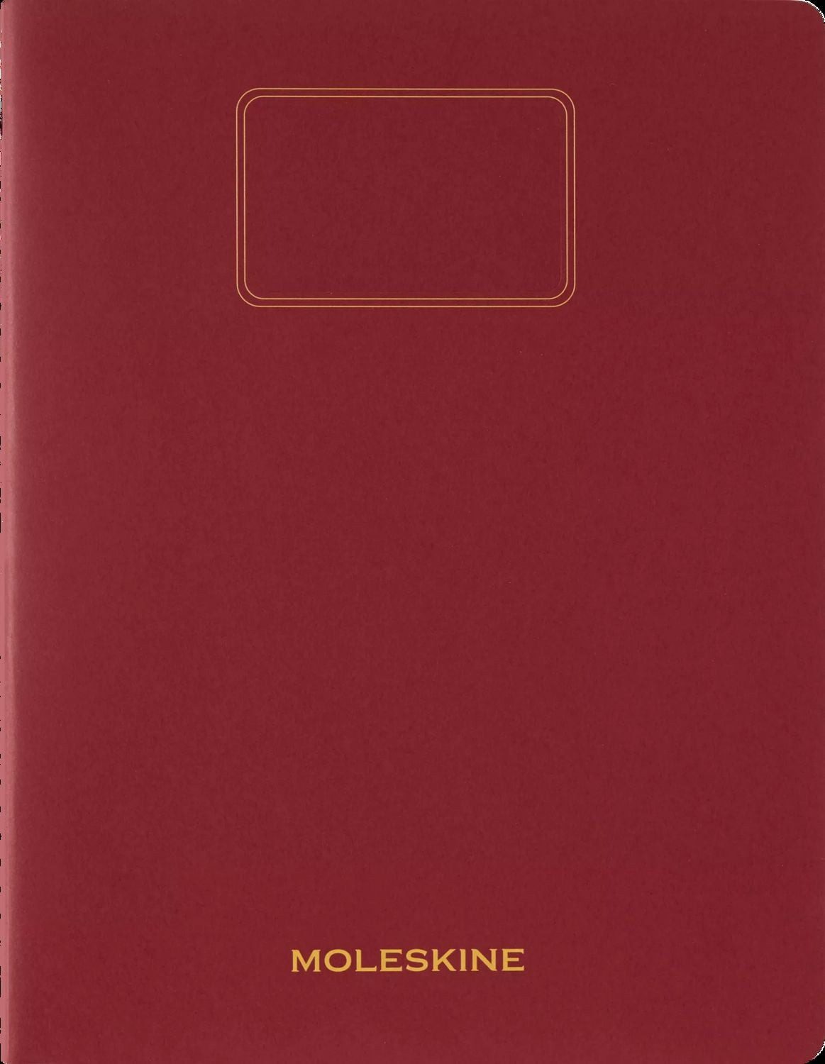 MOLESKINE Notizbuch Moleskine Student Cahier, XXL, blanko, Kartoneinband, Rot