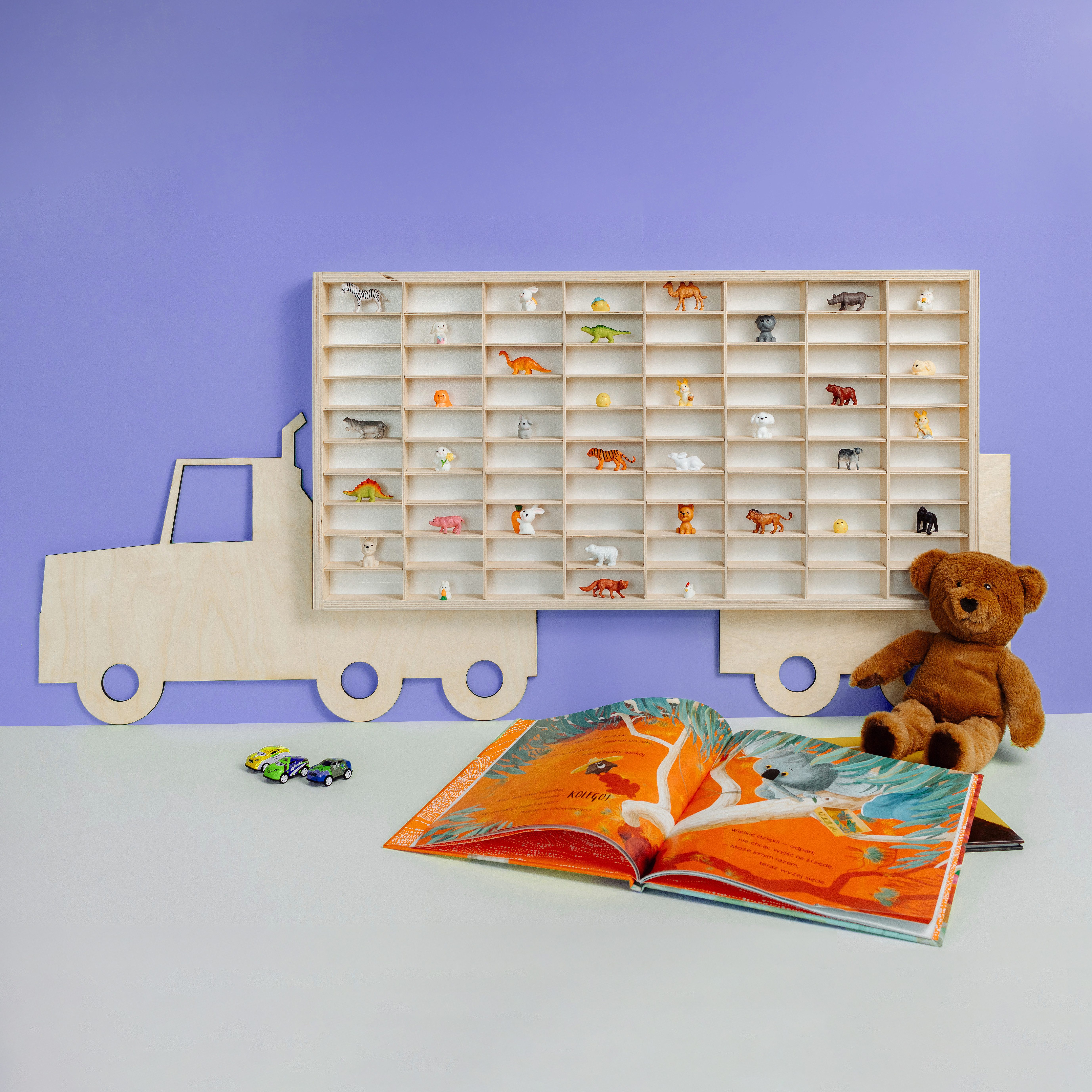 Creative Deco Schubladenbox Setzkasten Holz Sammlervitrine für Autos - 80 v günstig online kaufen