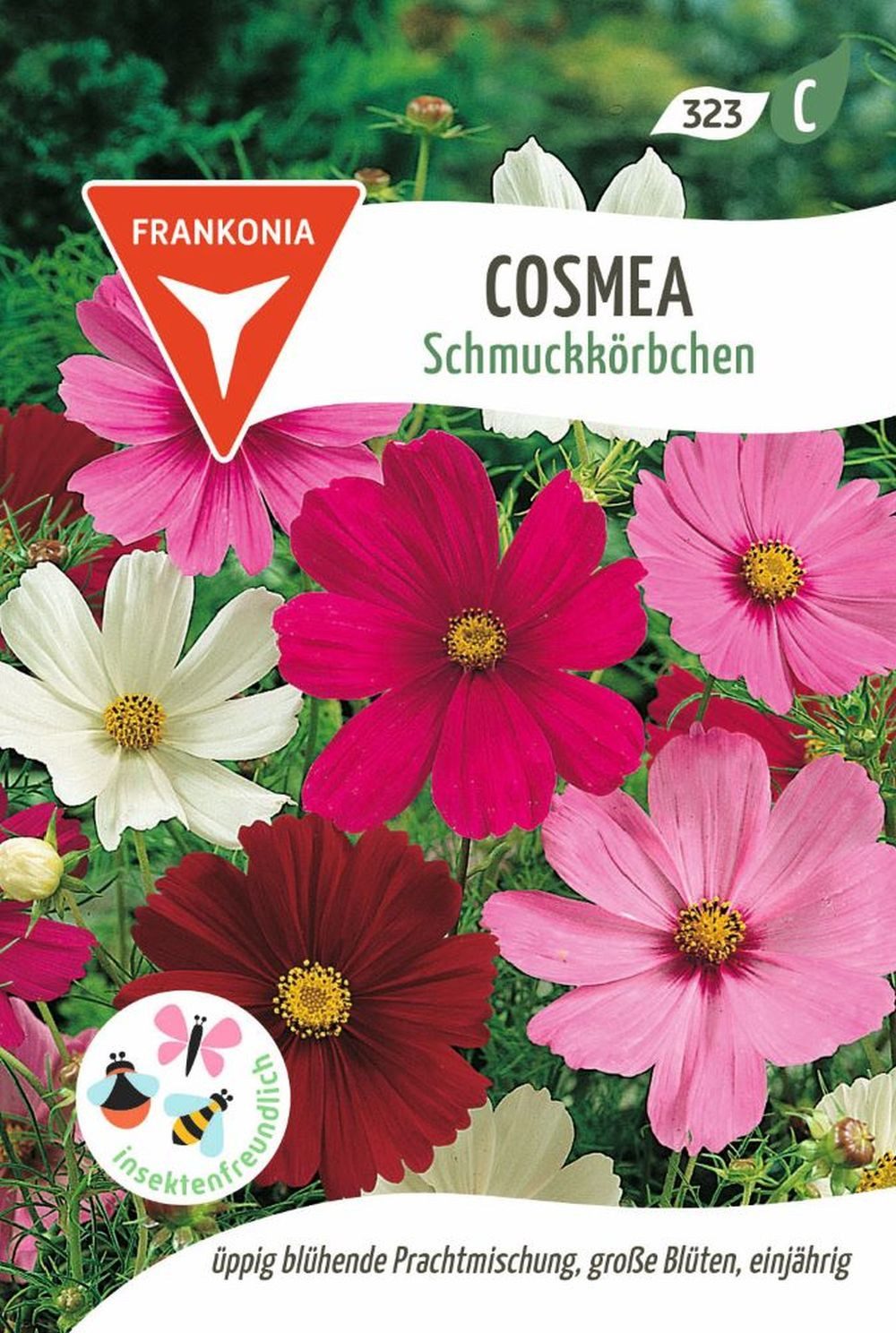 FRANKONIA Blumensamen Schmuckkörbchen, Cosmea - Saatgut Samen, Cosmos bipin günstig online kaufen