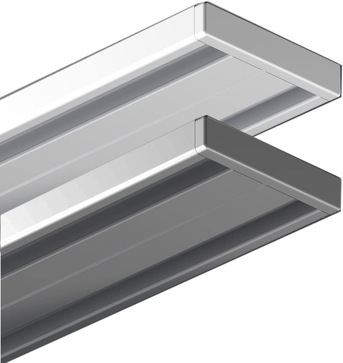 Produktbild von Vorhangschiene Aluminium Weiß, Deckenmontage Oder