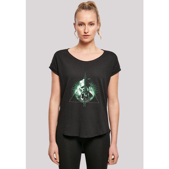 F4NT4STIC T-Shirt Phantastische Tierwesen Dumbledore Vs Grindelwald Damen Premium Merch Lang Longshirt Bedruckt