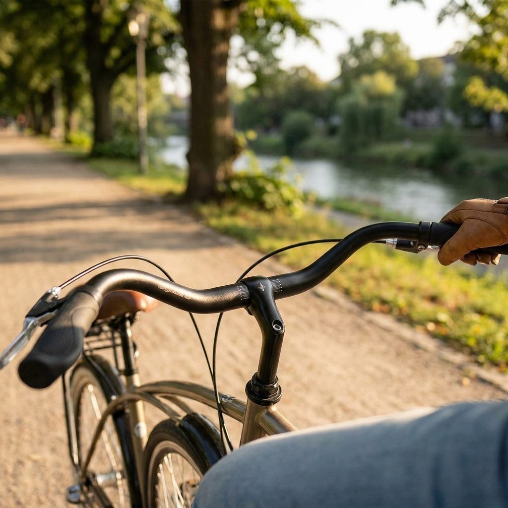 Ergotec Fahrradlenker Ergotec Moon Cruiser Lenker 60° Schwarz - Ergonomischer Lenkerbügel 31