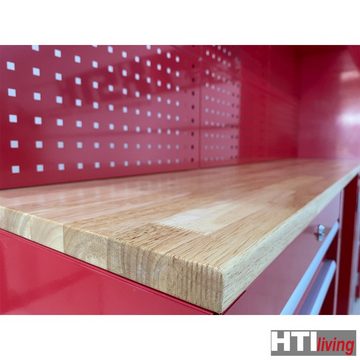 HTI-Living Werkzeugschrank Werkstattwand Havel Rot (Set, 6-St) Werkzeugwand Schranksystem Lochwand