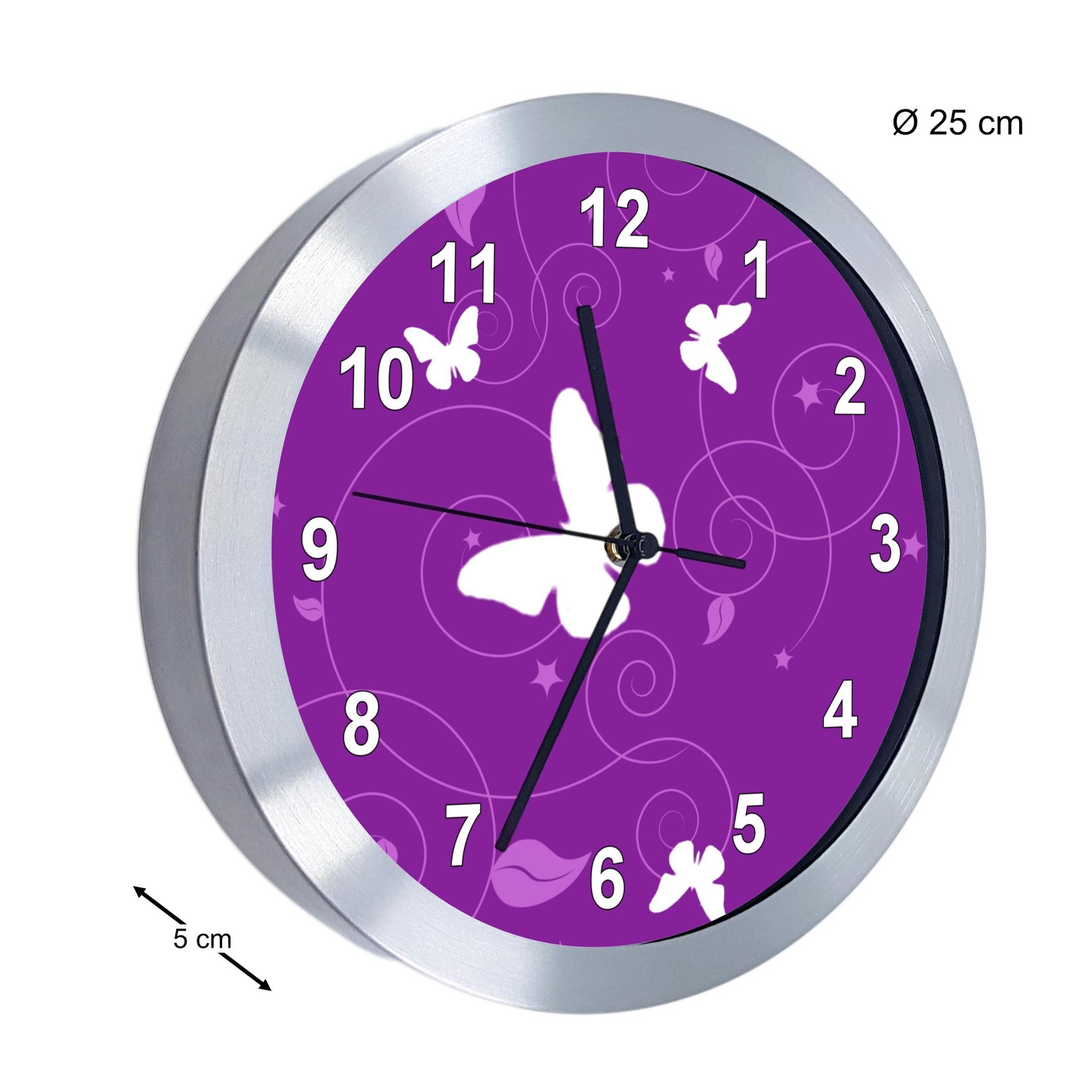 CreaDesign Funkwanduhr (geräuscharmes Uhrwerk)