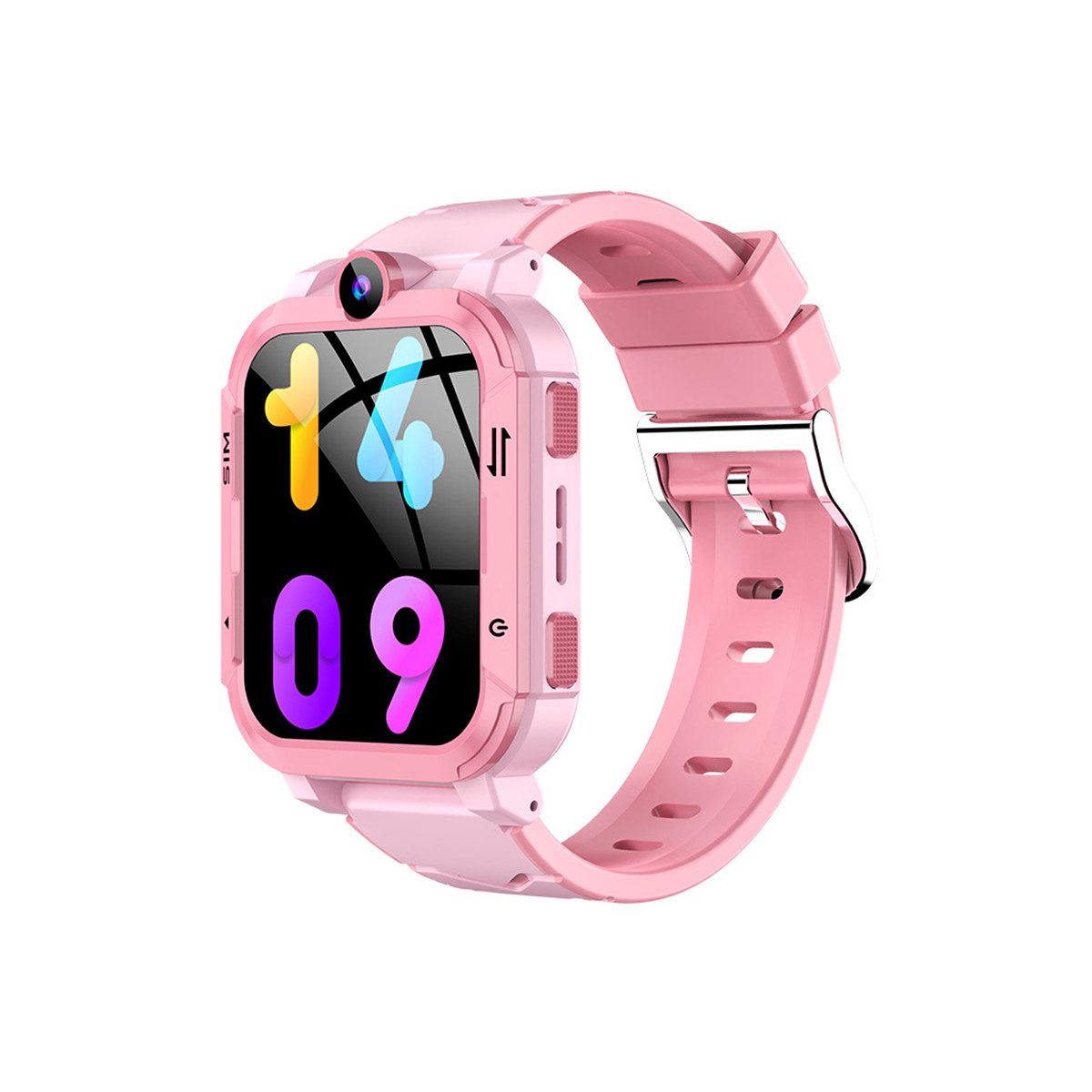 blackview Z20 4G Videoanruf, GPS, SOS-Taste, IP67 wasserdicht, 800mAh Kinder Smartwatch (1,83 Zoll), 1.83", 8 MP, GPS + LBS + WiFi, 800 mAh, IP67, 4G Nano SIM