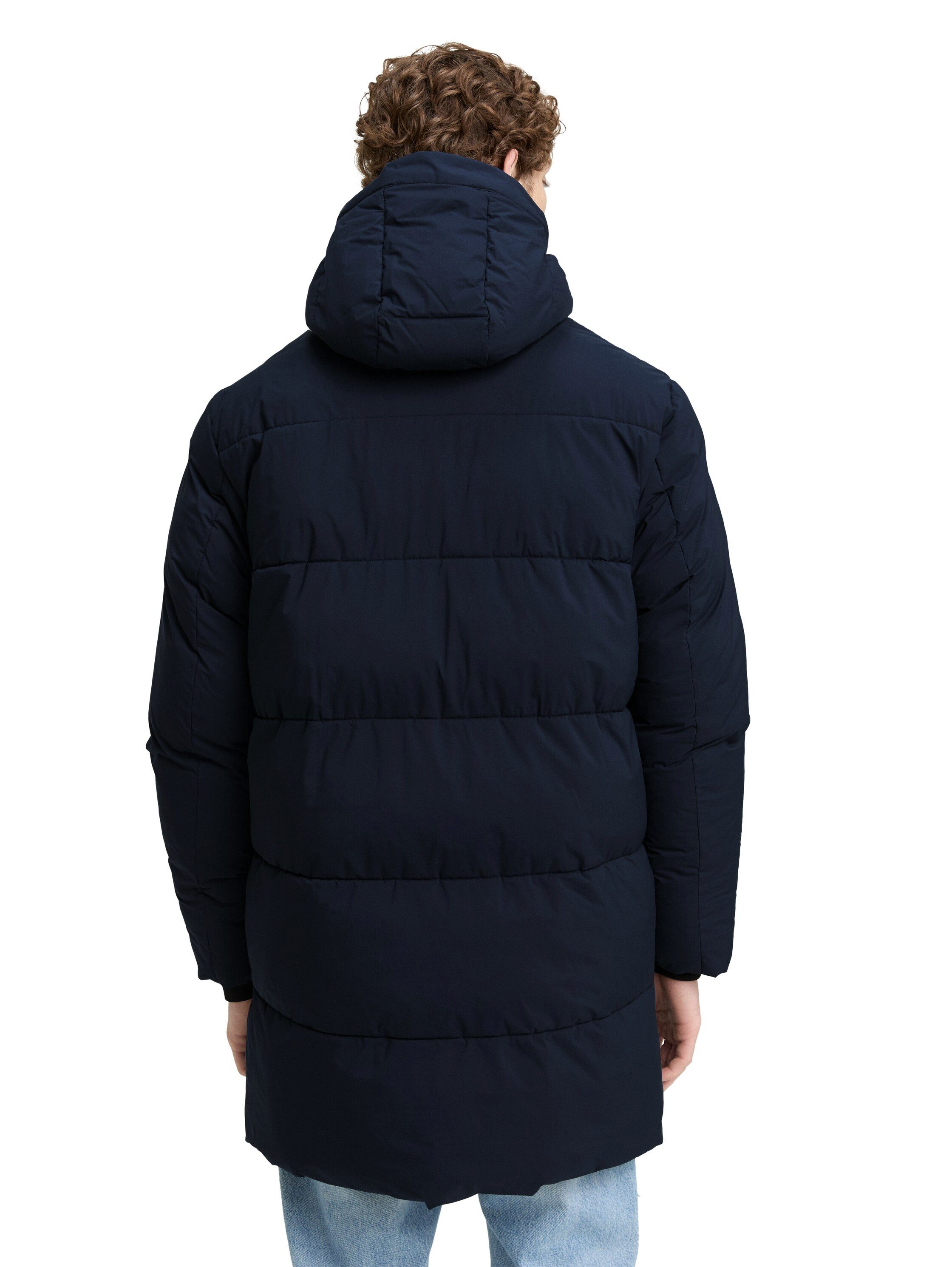 TOM TAILOR Denim Steppjacke mit Logo Print günstig online kaufen