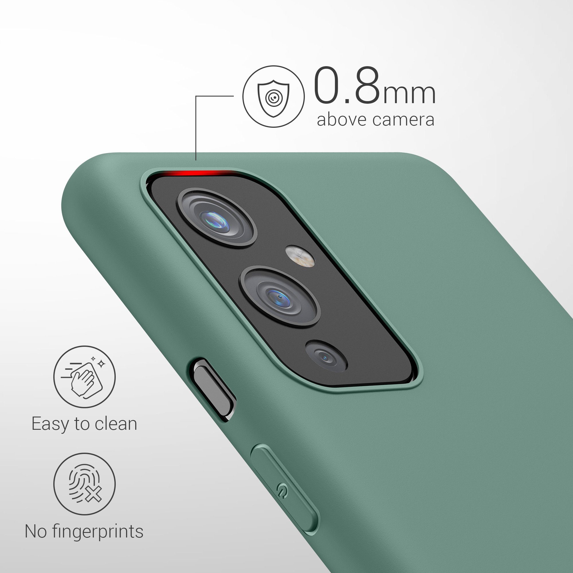 kwmobile Handyhülle Hülle für OnePlus 9 (EU/NA Version), Hülle Silikon - Soft Handyhülle - Handy Case Cover