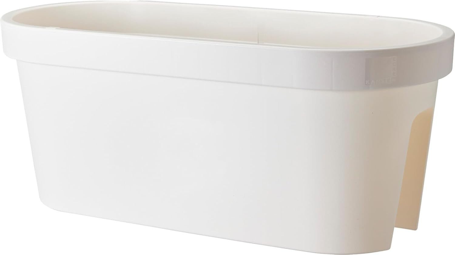 mucHome Balkonkasten für Geländer Breite 60cm Kunststoff Blumenkasten Blumentopf Pflanztopf