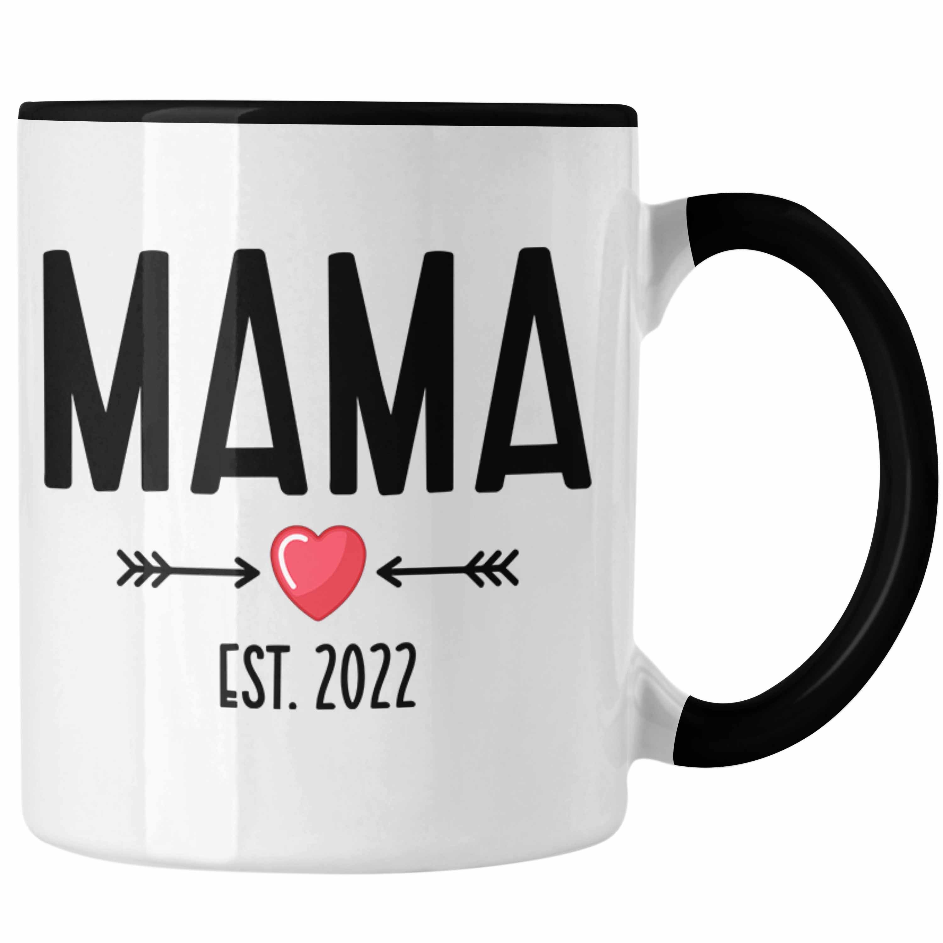 Schwarz Verkünden Mutter Du 2022 2022 Überraschung - Baby Mama Geschenk Wirst Mutter Trendation Tasse Kaffeetasse Tasse Schwangerschaft Trendation