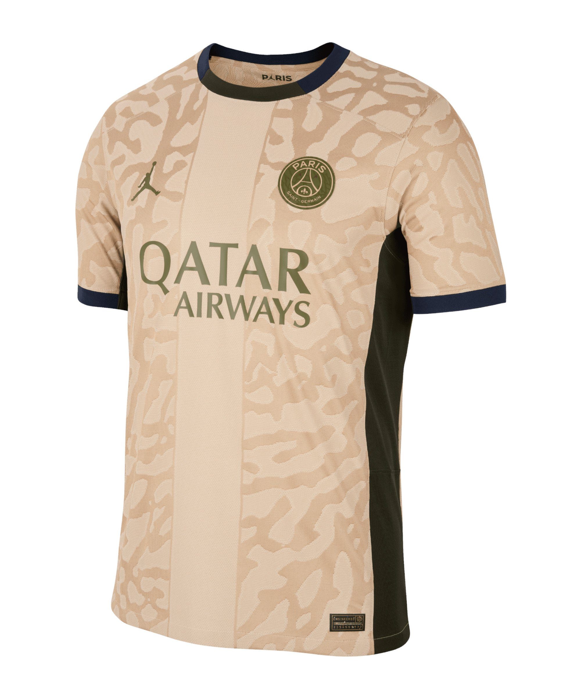 Nike Fußballtrikot Paris St. Germain Trikot 4th Beige