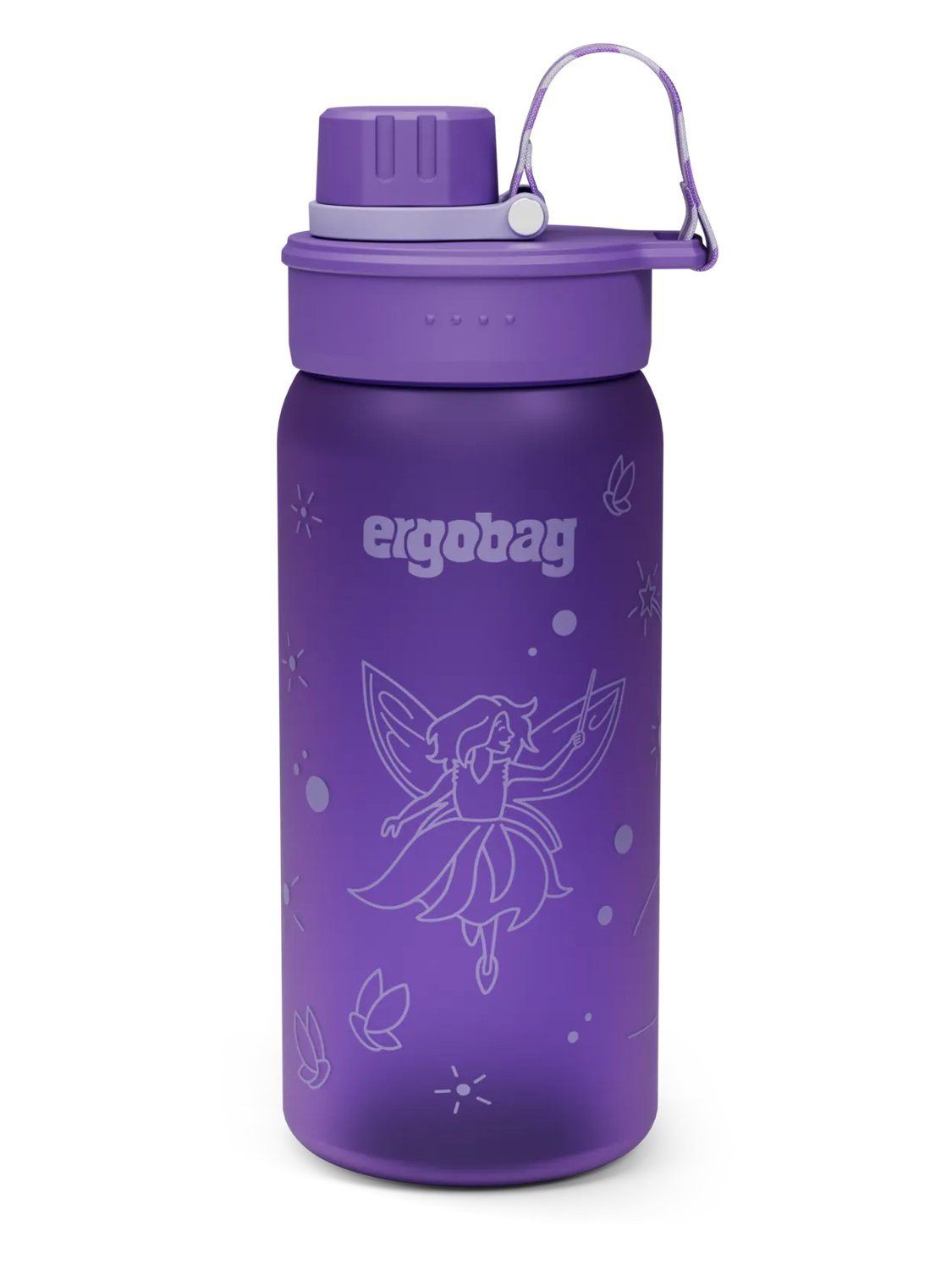 ergobag Trinkflasche Trinkflasche, auslaufsicher und kohlensäuregeeignet