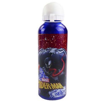 MARVEL Trinkflasche Marvel Spiderman Venom ALU - Wasserflasche, Flasche 500 ml