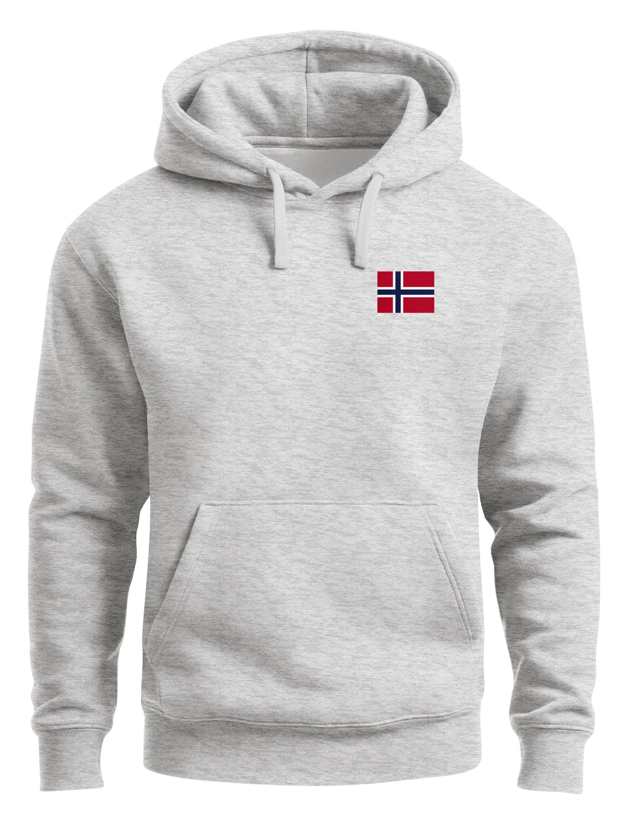 Neverless Hoodie Hoodie Herren Norway Flag günstig online kaufen