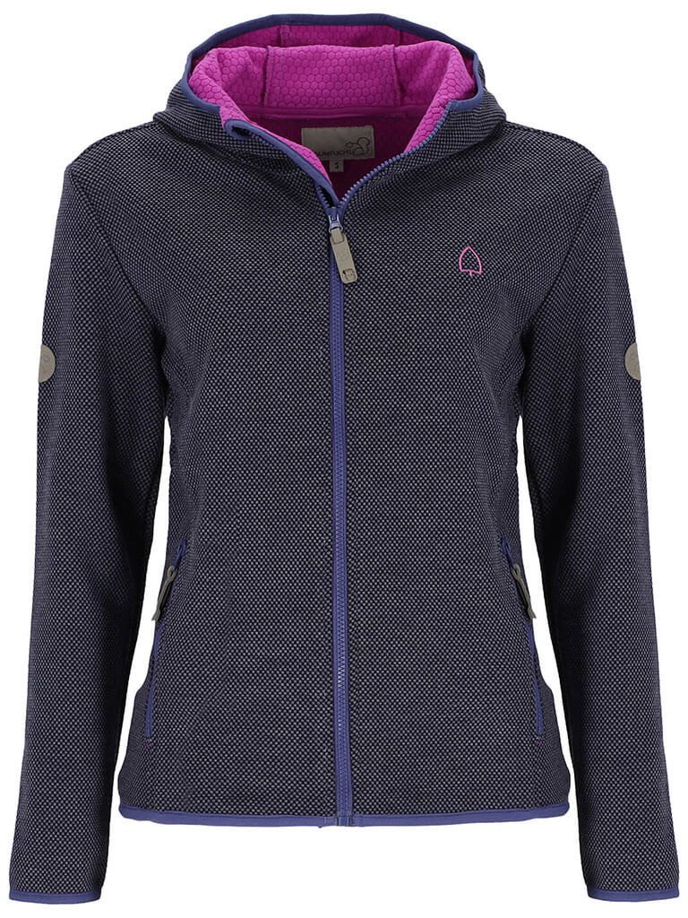 Baumfuchs Strickfleecejacke 50980 Damen Fleecejacke mit Kapuze und weichem Fleecefutter