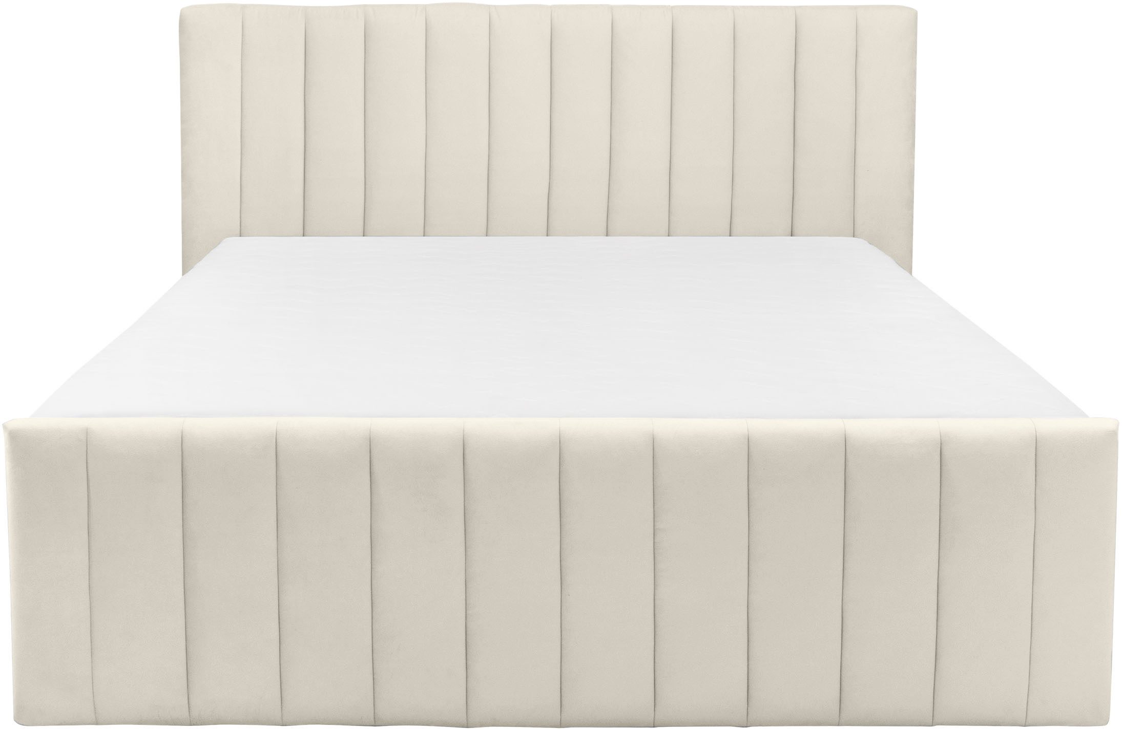 Home affaire Boxbett EFFY, Stauraumbett mit Bettkasten, TFK-Matratze H2-H4, inkl. Topper, weicher Bezugsstoff, Liegefläche 180 cm x 200 cm – Bild 4 von 5