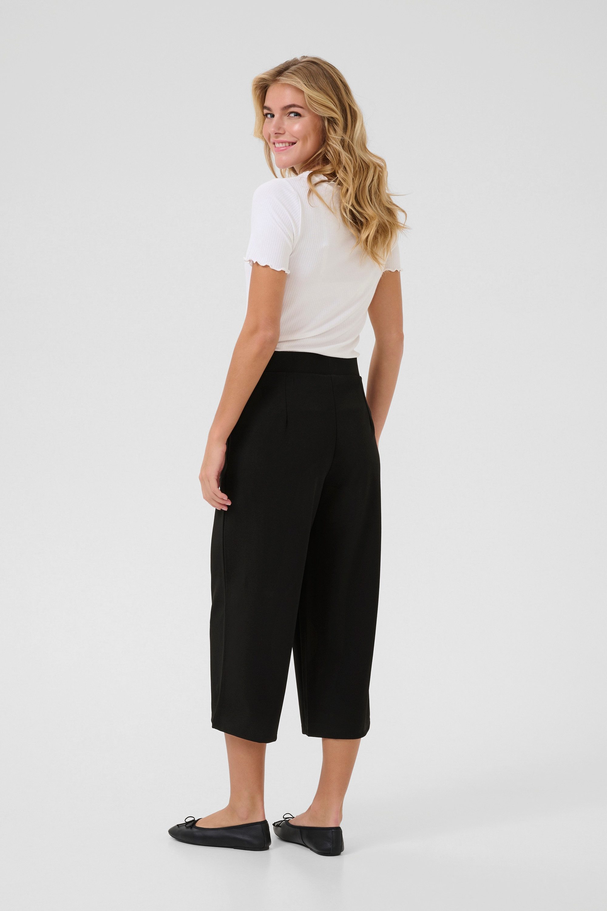 Cream Stoffhose Casual Hose CRSiki