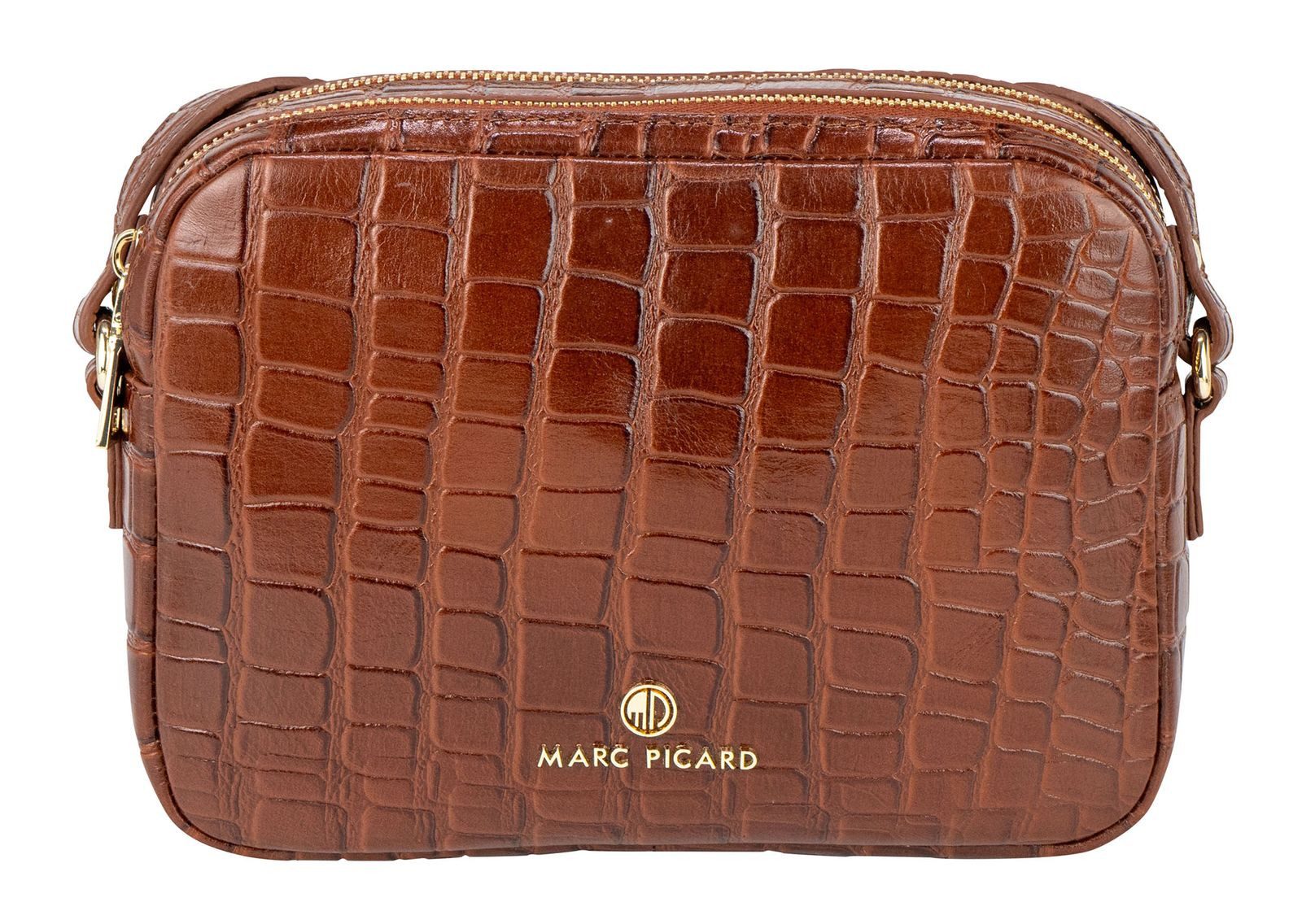 Marc Picard Umhängetasche Shoulder Bag, aus echtem Rindsleder