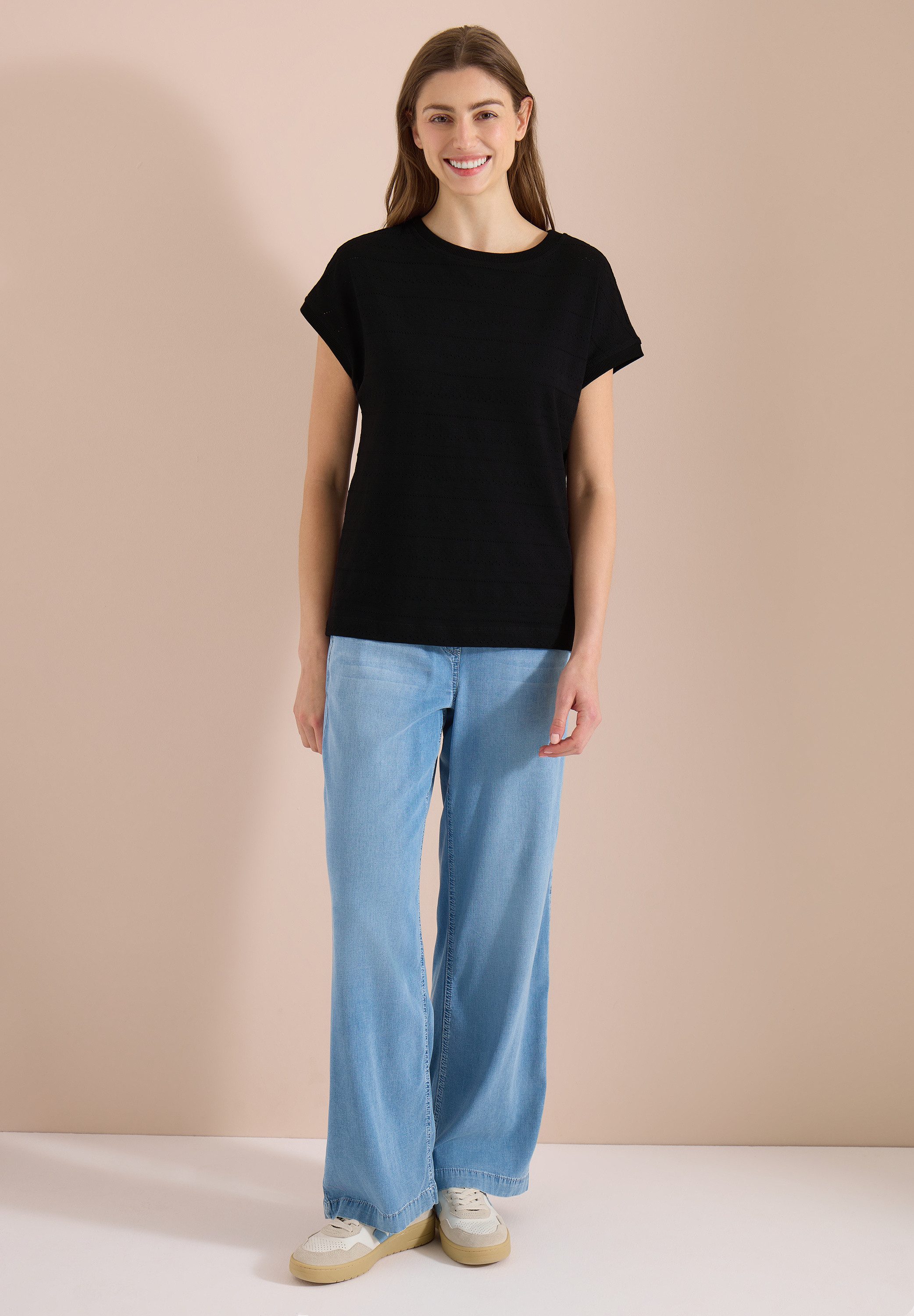 CECIL T-Shirt aus Baumwolle mit Stretchante – Bild 3 von 5