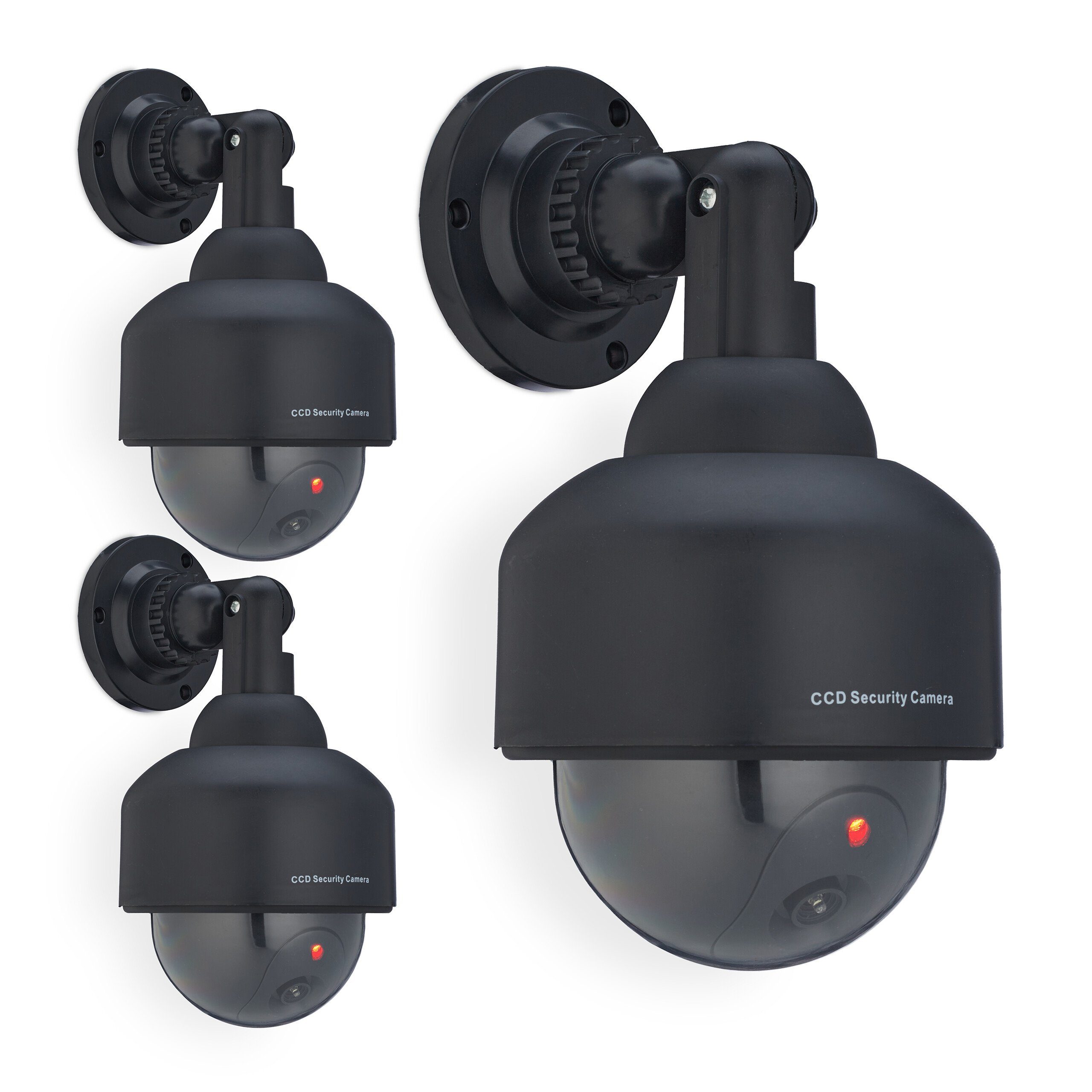Kamera Dummy Attrappe Überwachungskamera LED Alarmanlage CCTV Camera  Wasserdicht