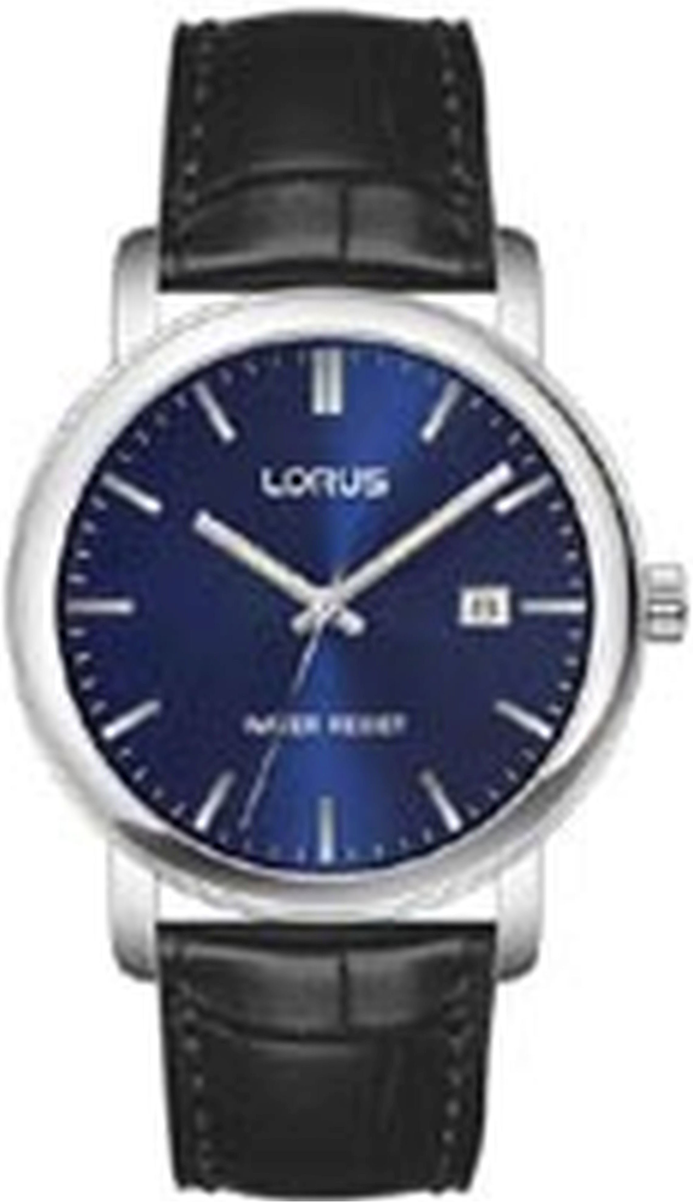 LORUS Quarzuhr RG841CX5, Armbanduhr, Herrenuhr, Datum, Lederarmband günstig online kaufen