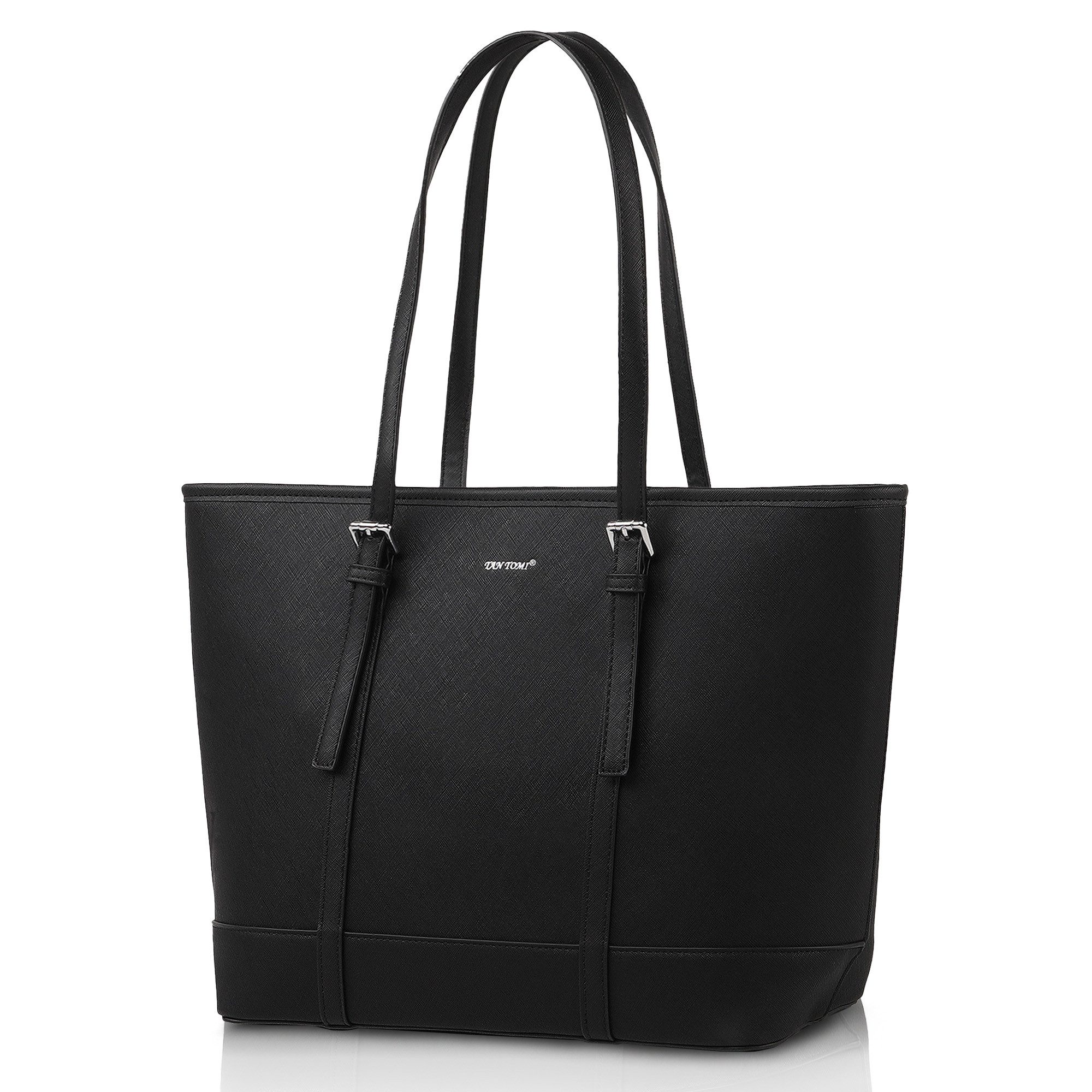 TAN.TOMI Shopper Damen Handtasche Aktentasche Große Businesstasche Elegante, 10,5 Zoll Schlüsselring Mit 3 Fächern Umhängetasch Bürotasche