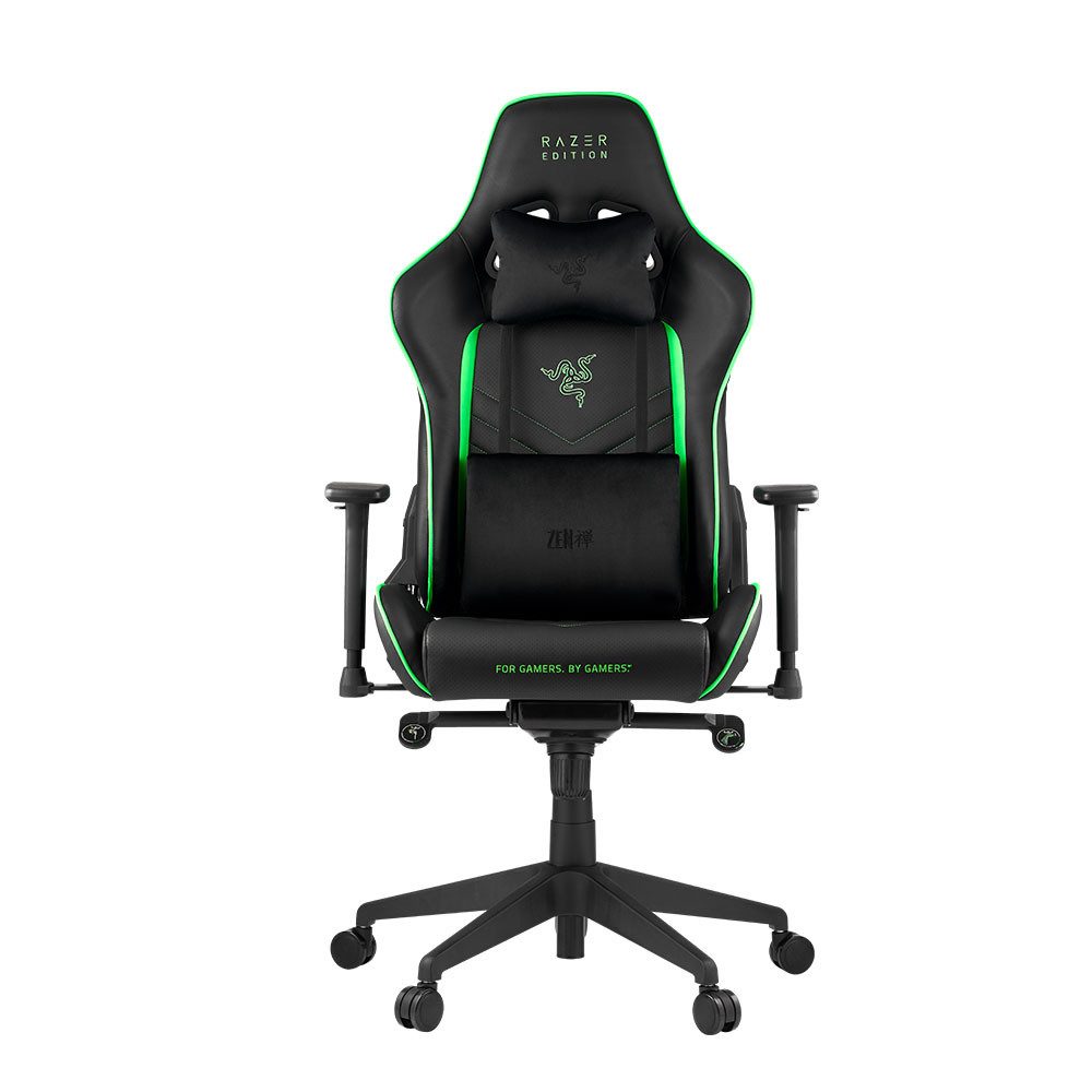 RAZER Gaming-Stuhl Tarok Pro by Zen, Ergonomisch - PU-Leder - gepolsterte 3D-Armlehnen